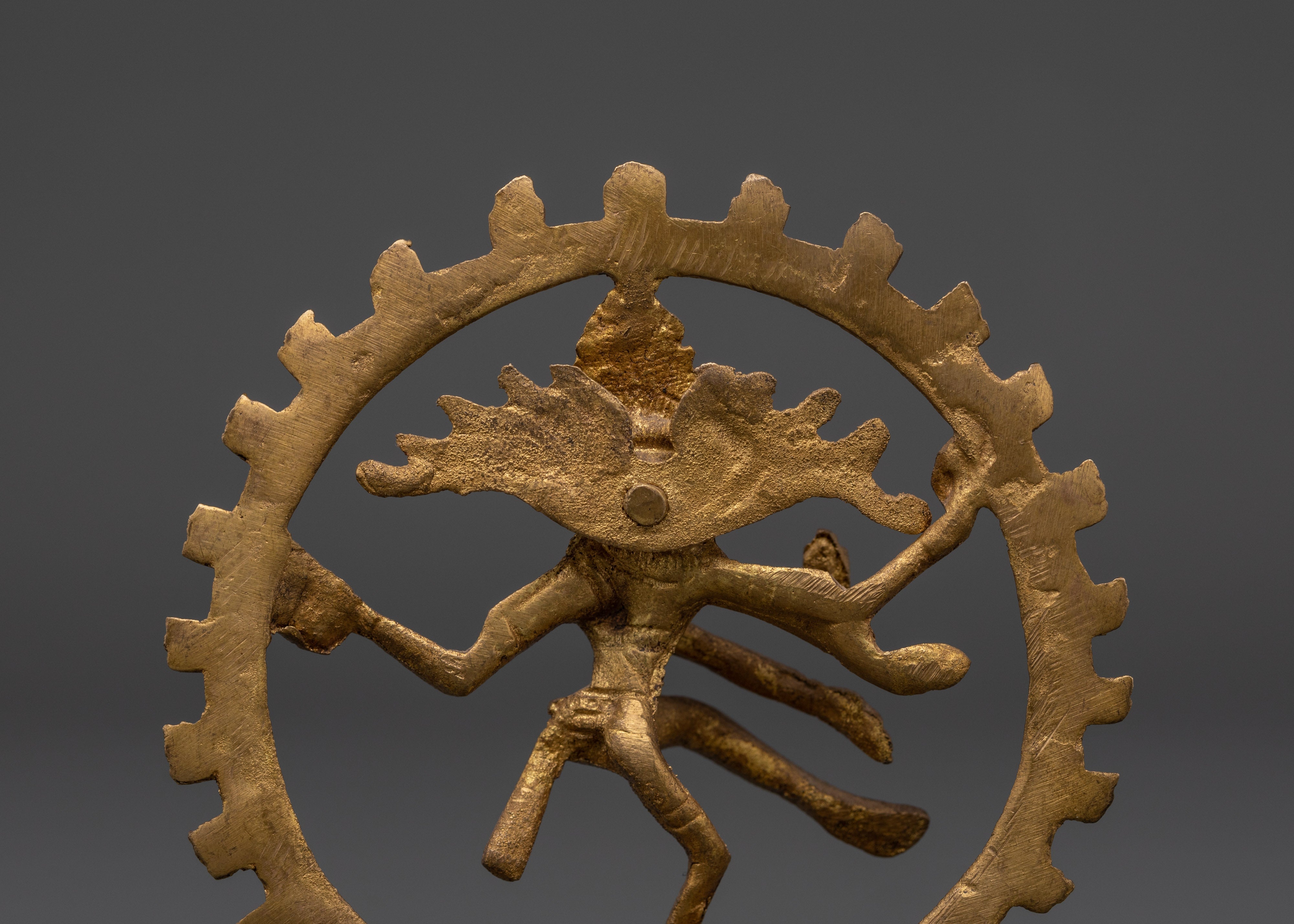 Nataraja in Cosmic Dance | Handcrafted Brass Shiva Figurine for Altar & Home Decor