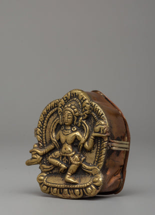 Vajravarahi Ghau Box | Handmade Buddhist Artifact for Blessings & Rituals