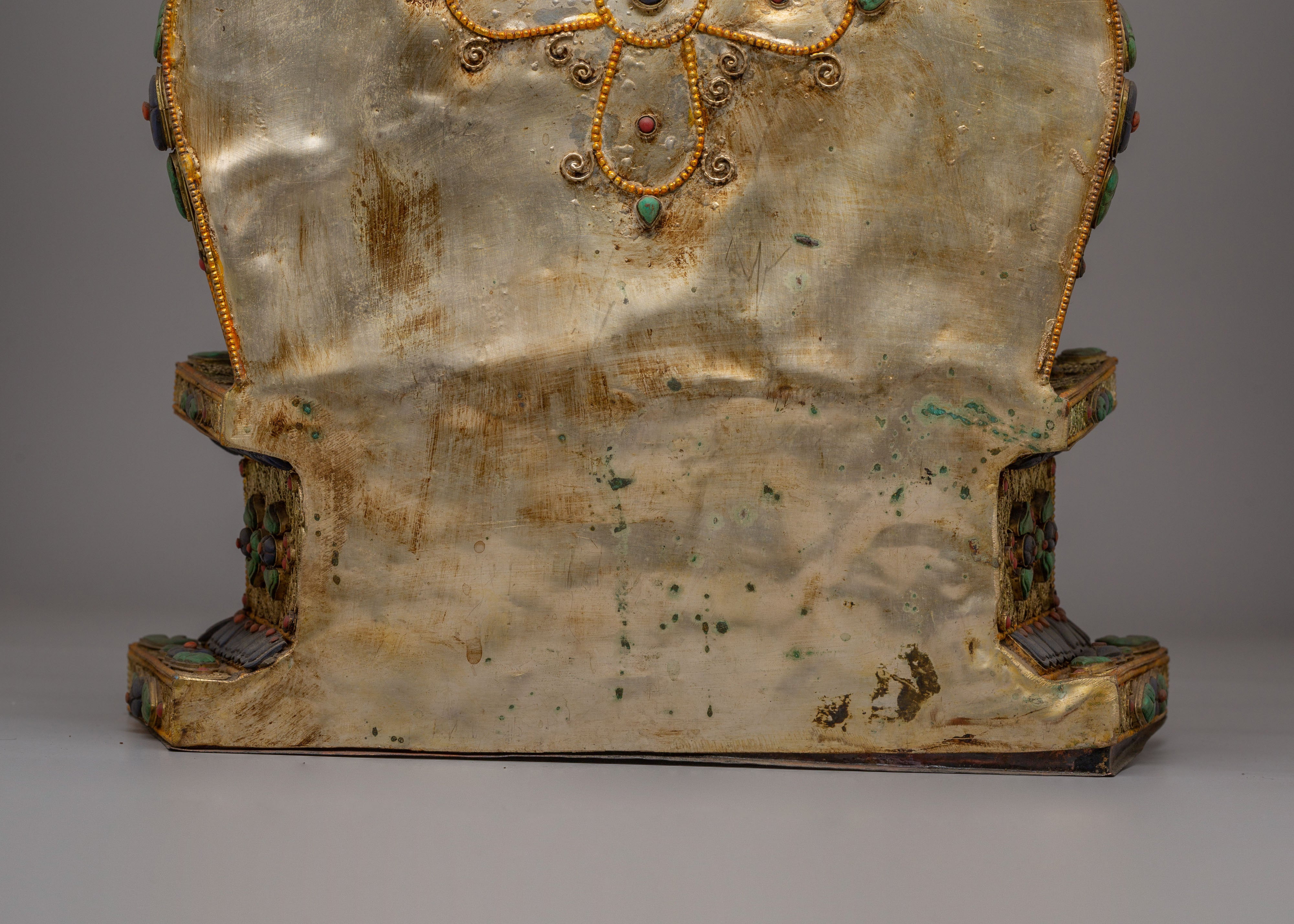 Crown Shakyamuni Buddha With Altar Box | Handcrafted Spiritual Artwork for Meditation and Home Decor