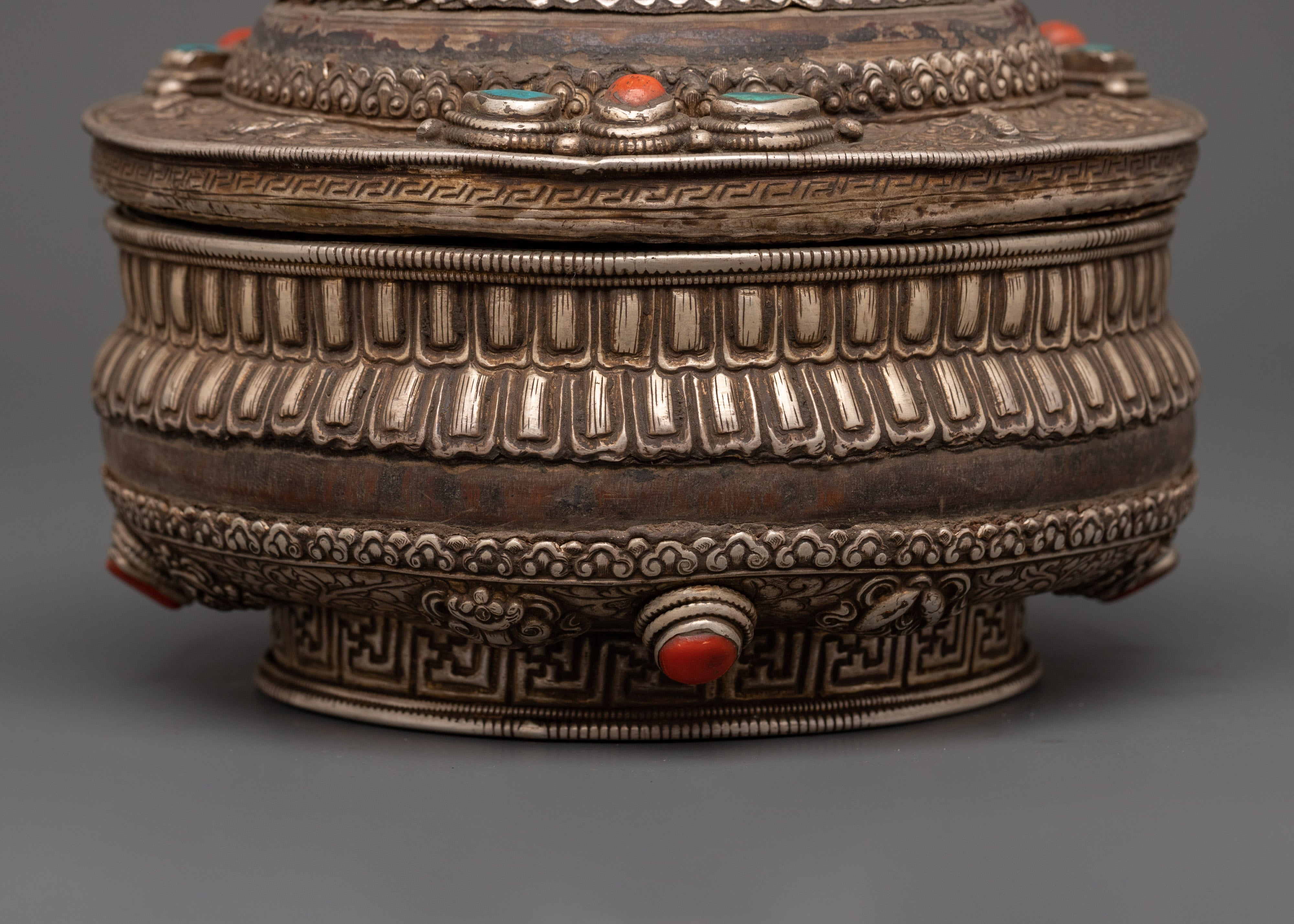 Pure Silver Rice Pot | Traditional Crafts