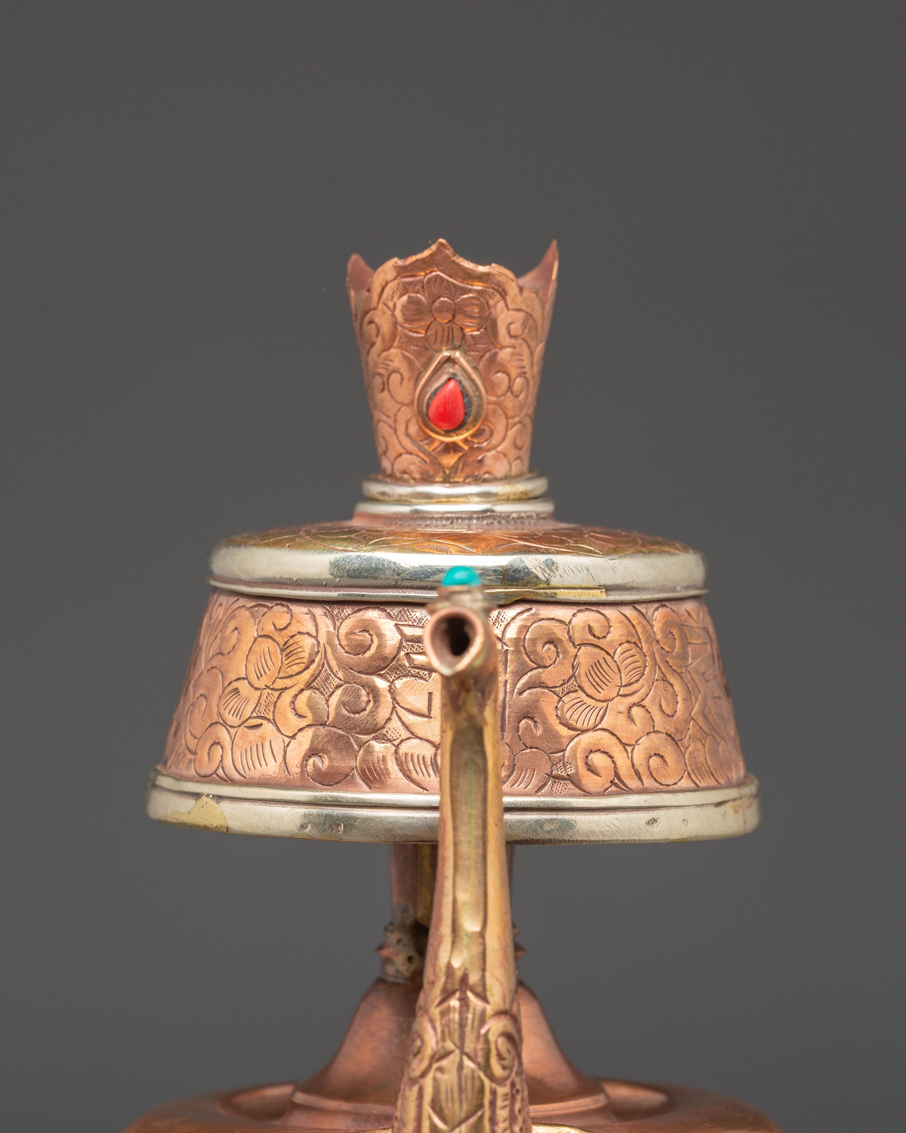 Copper Bhumba for Offerings | Sacred Buddhist Ritual Vase