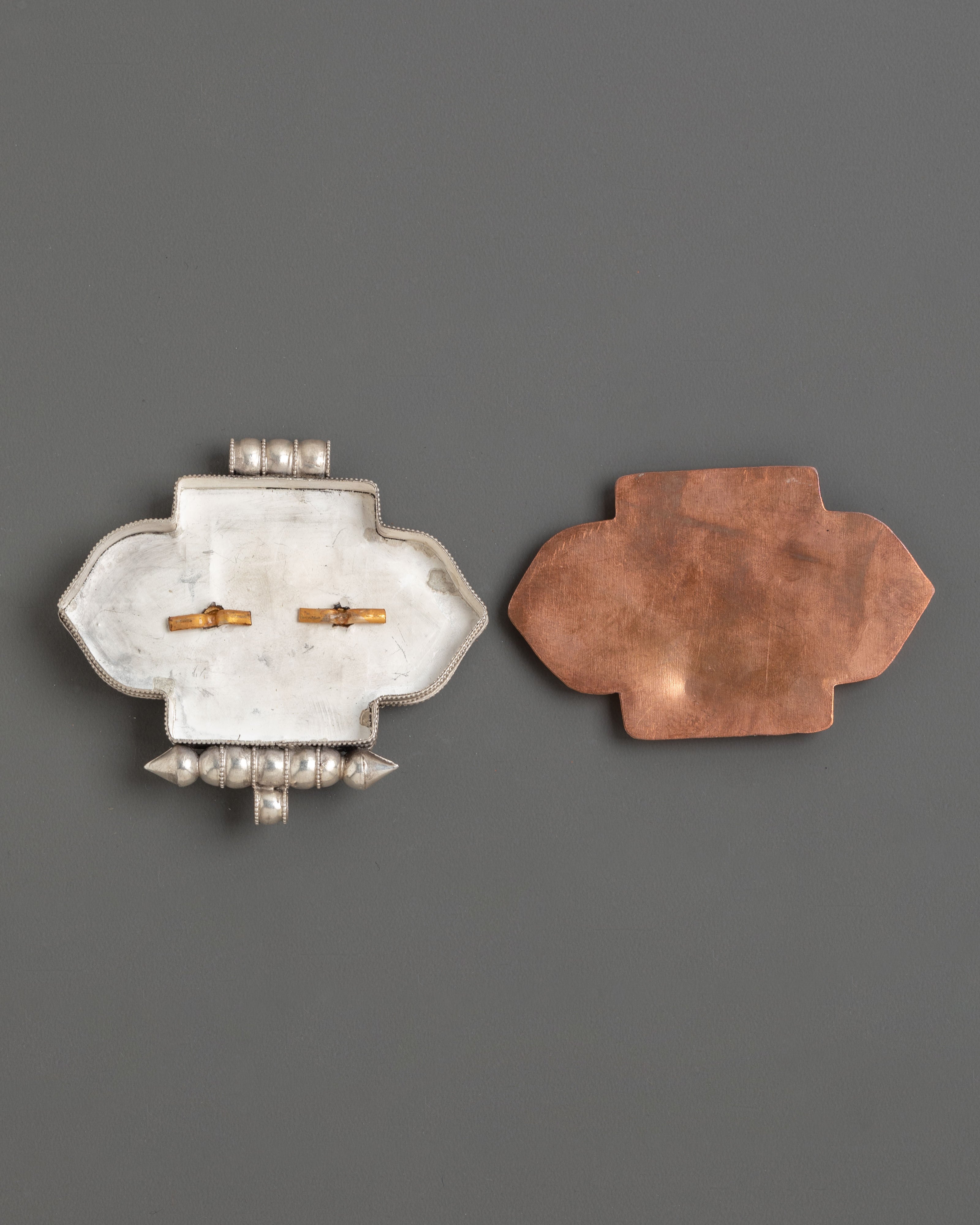 Handcrafted Tibetan Buddhist Ghau Box Locket | Sacred Himalayan Amulet for Protection