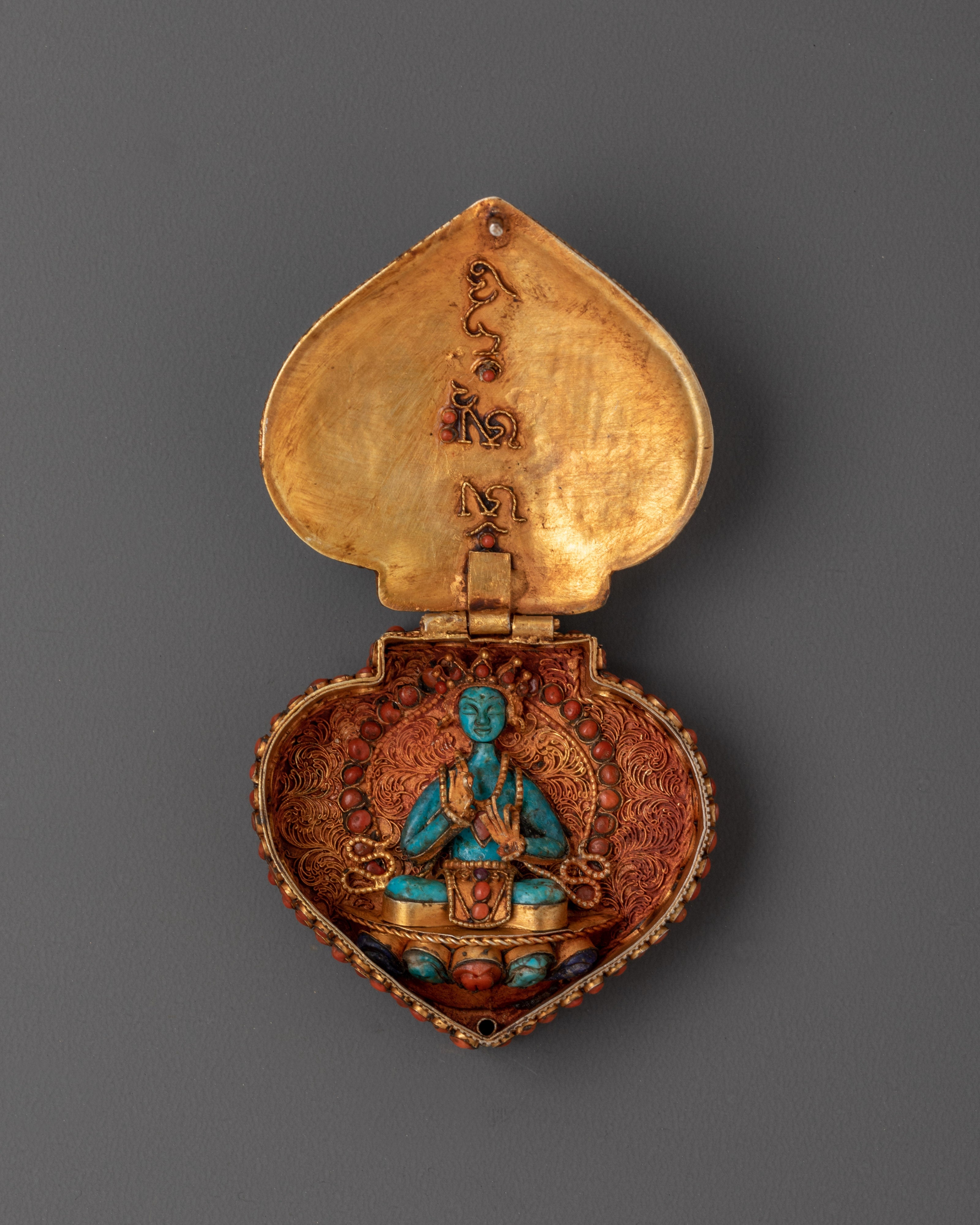 Spiritual Ghau Box Locket | Sacred Buddhist Prayer Box