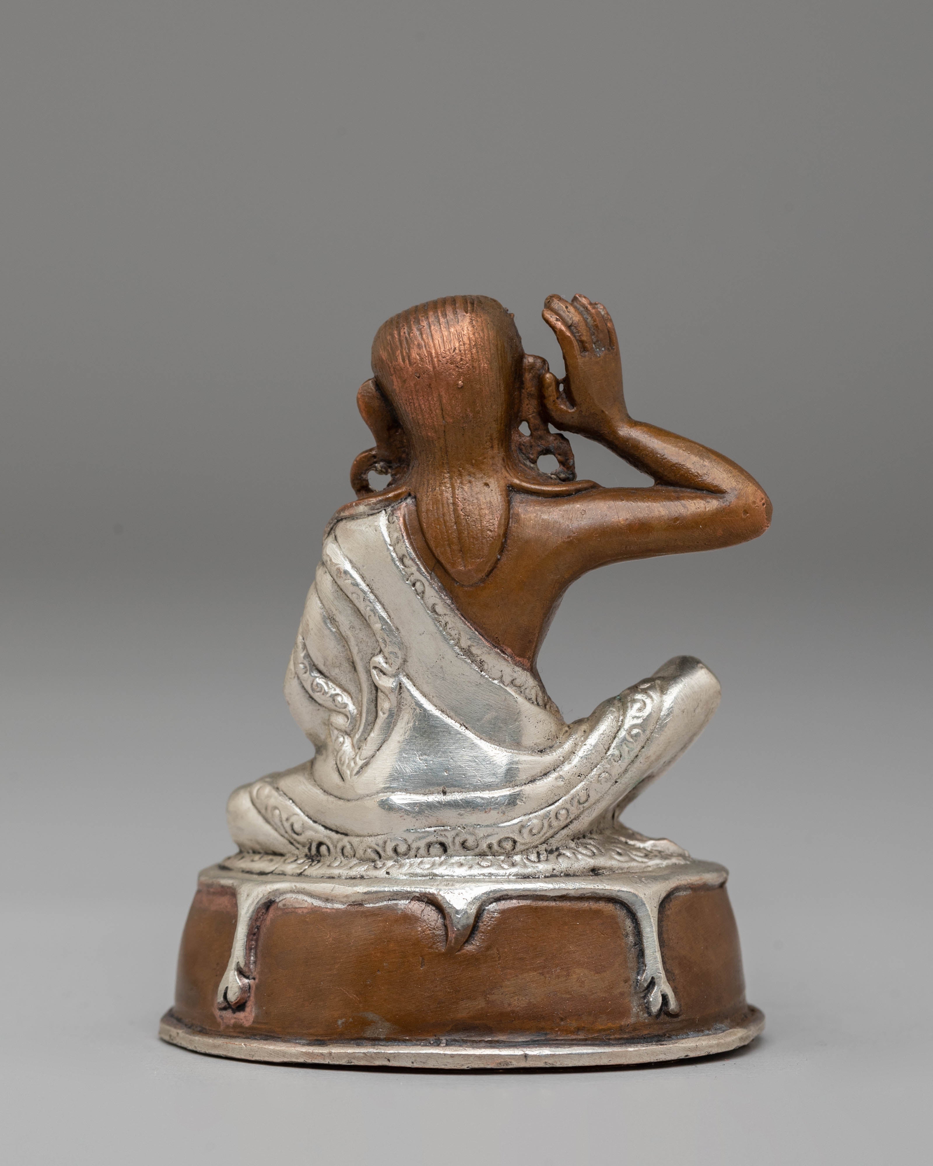 Buddhist Milarepa Handmade Statue | Tibetan Yogi Statue for Altar