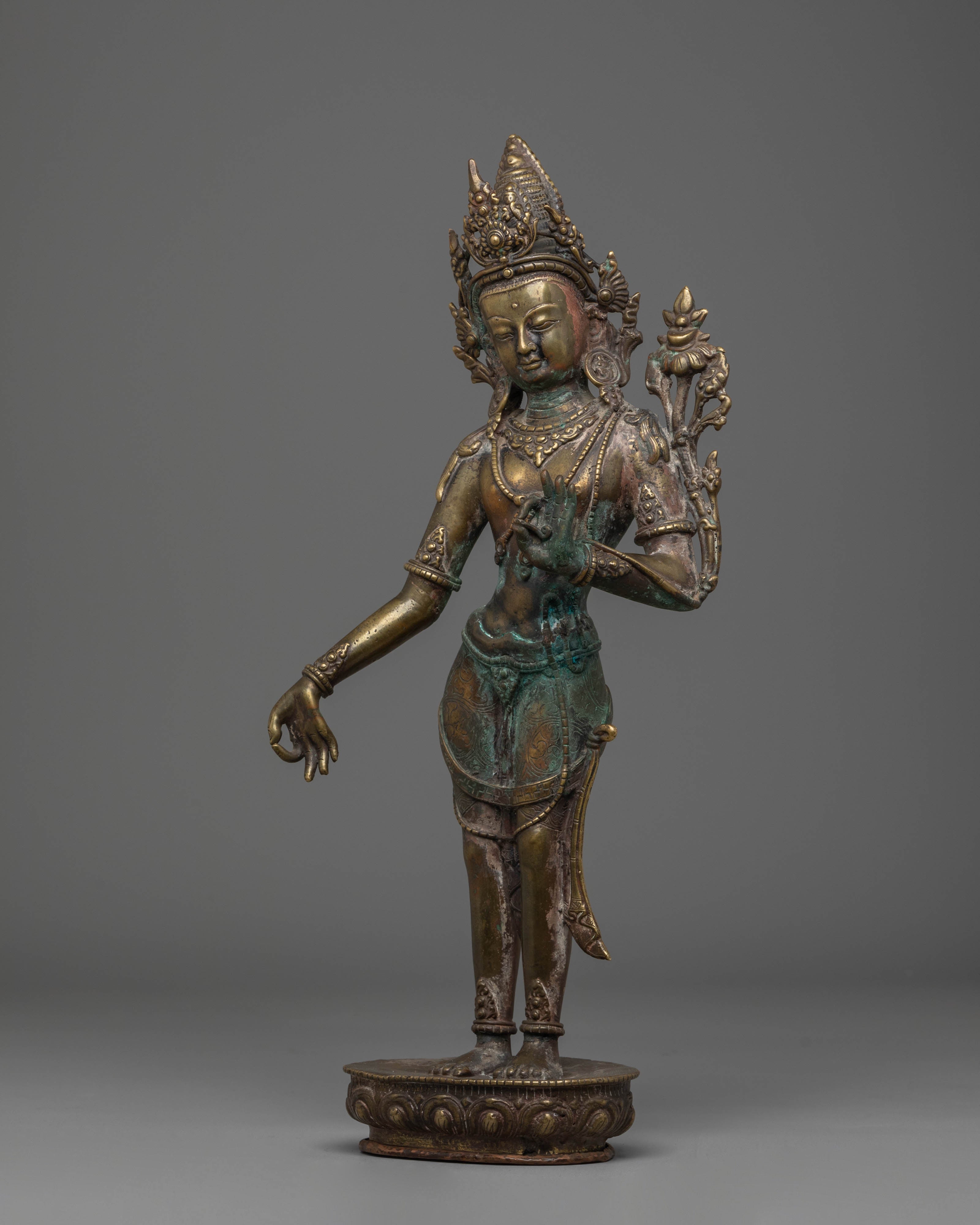 Green Tara Statue Protector from Suffering and Obstacles
