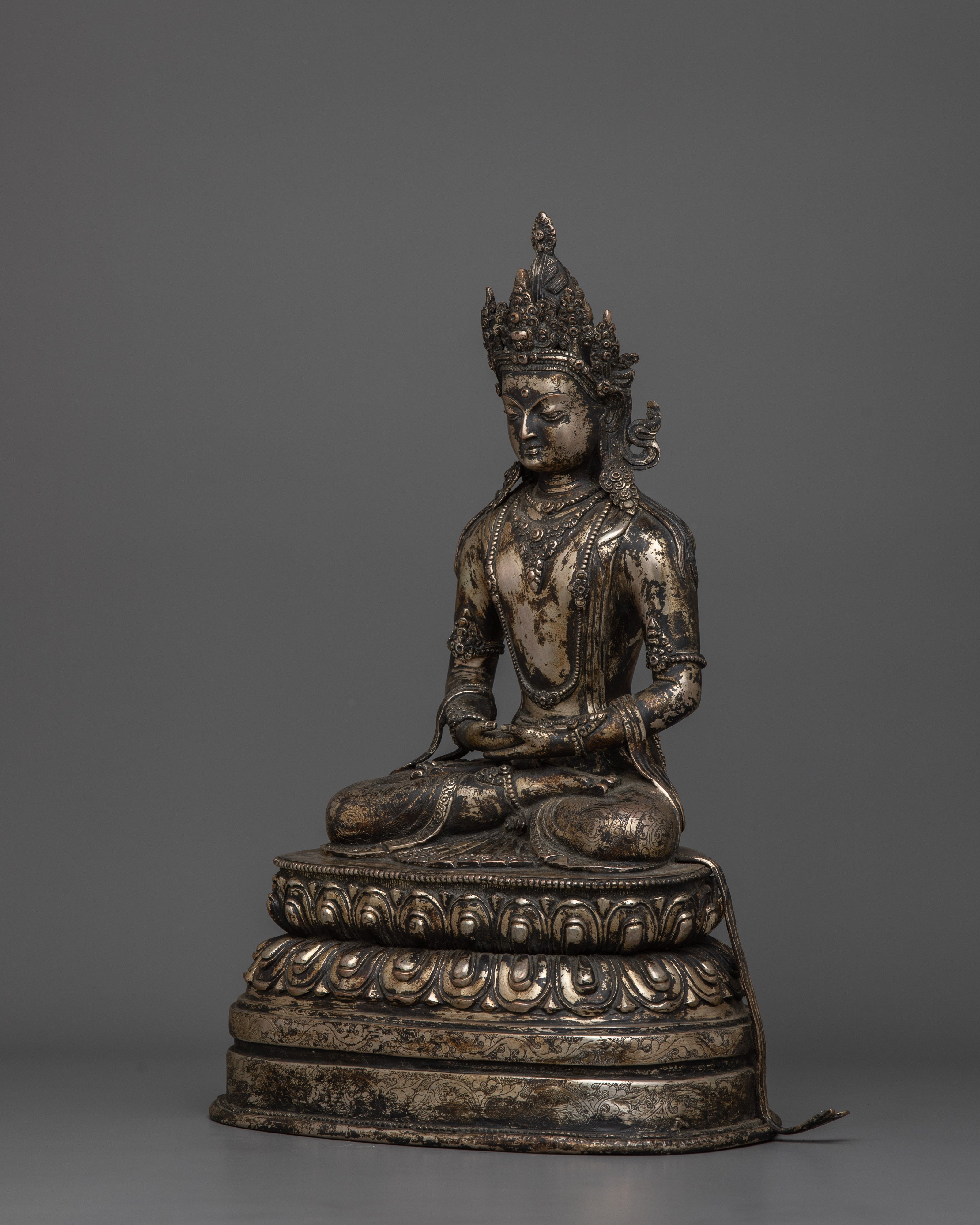 Old Himalayan Treasure Amitabha Buddha Statue | Buddha of Infinite Light