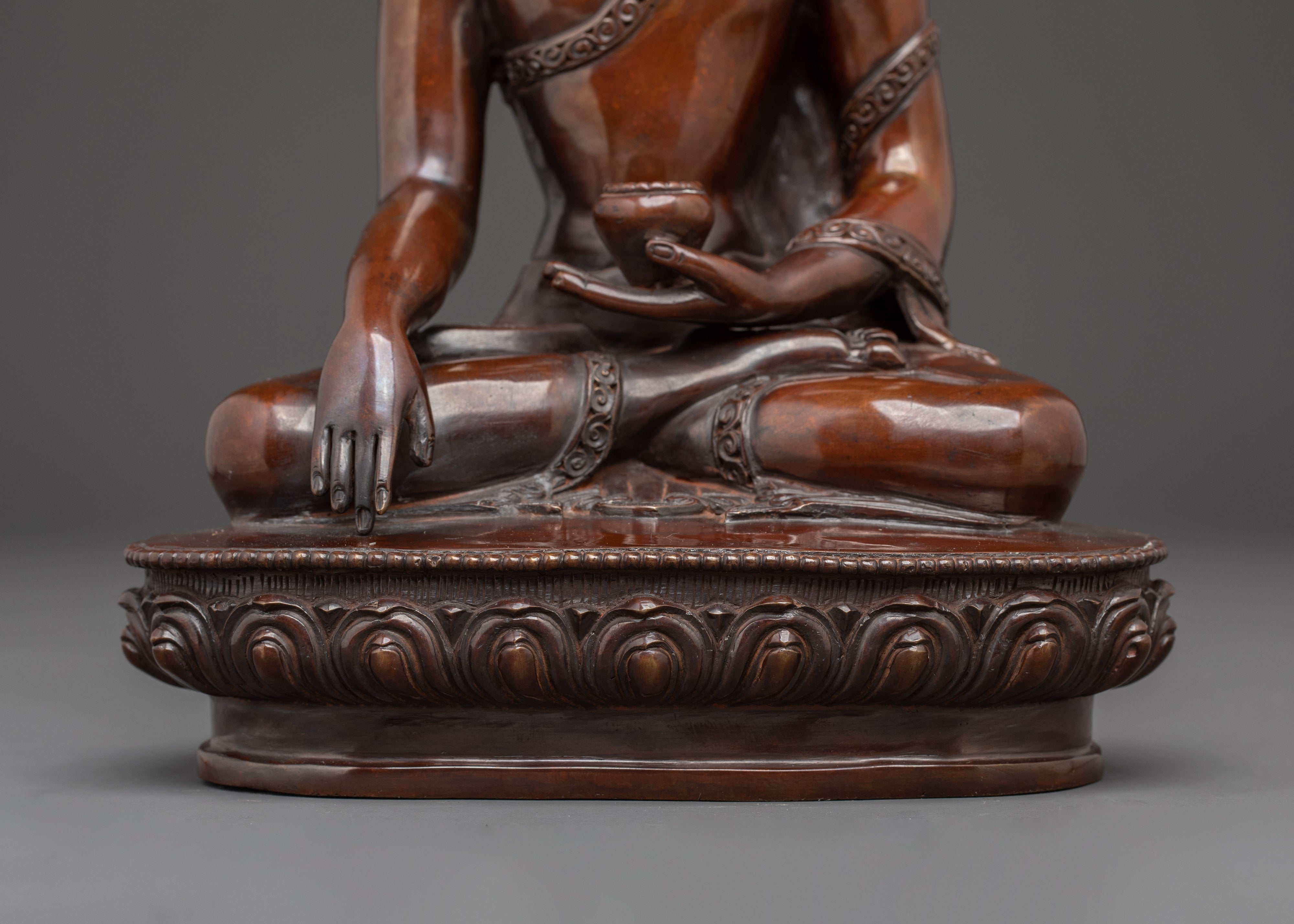 9.6 Inch Copper Statue of Shakyamuni Buddha