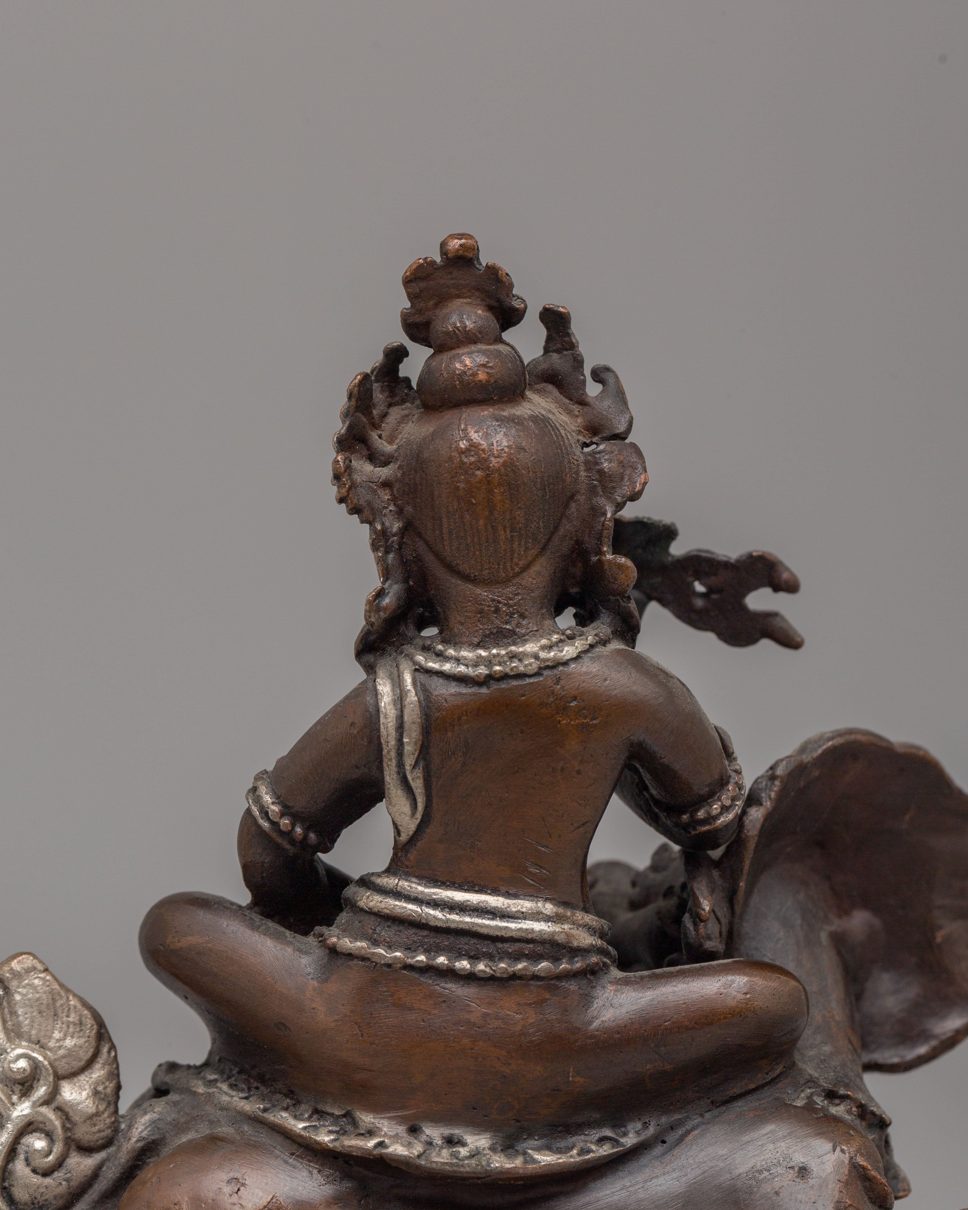 Buddhist Wealth Deity Namtoshe Sculpture | Tibetan Guardian Deity