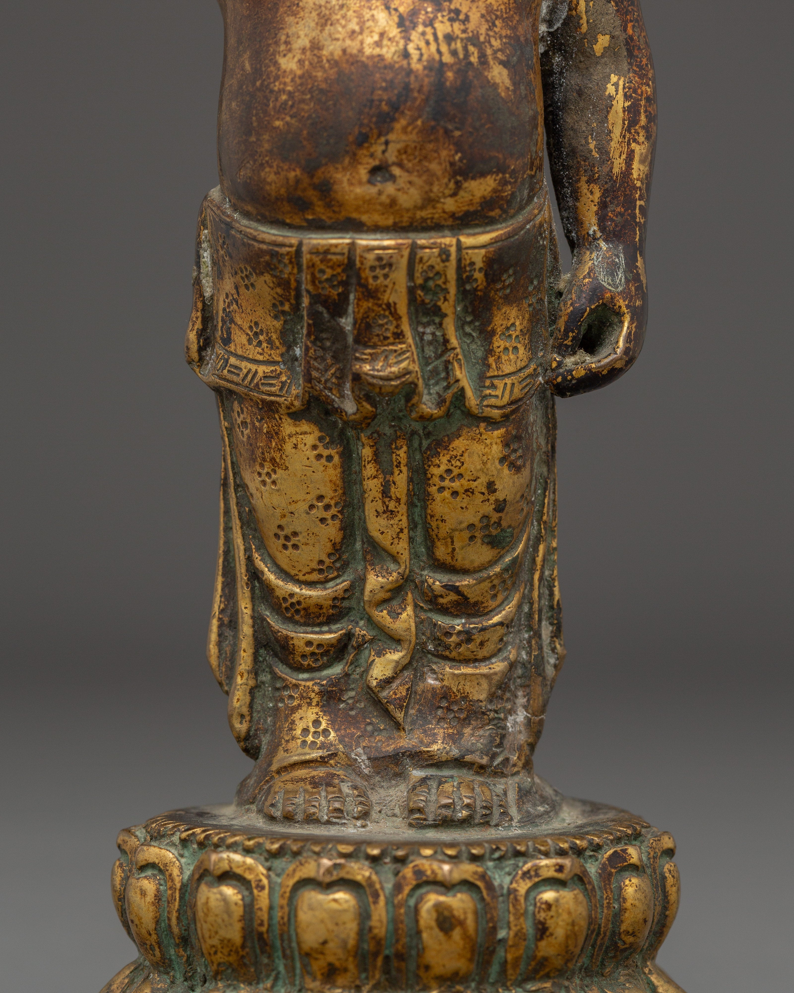 Little Buddha Copper Statue | Bring Calm and Balance with the Little Buddha Statue