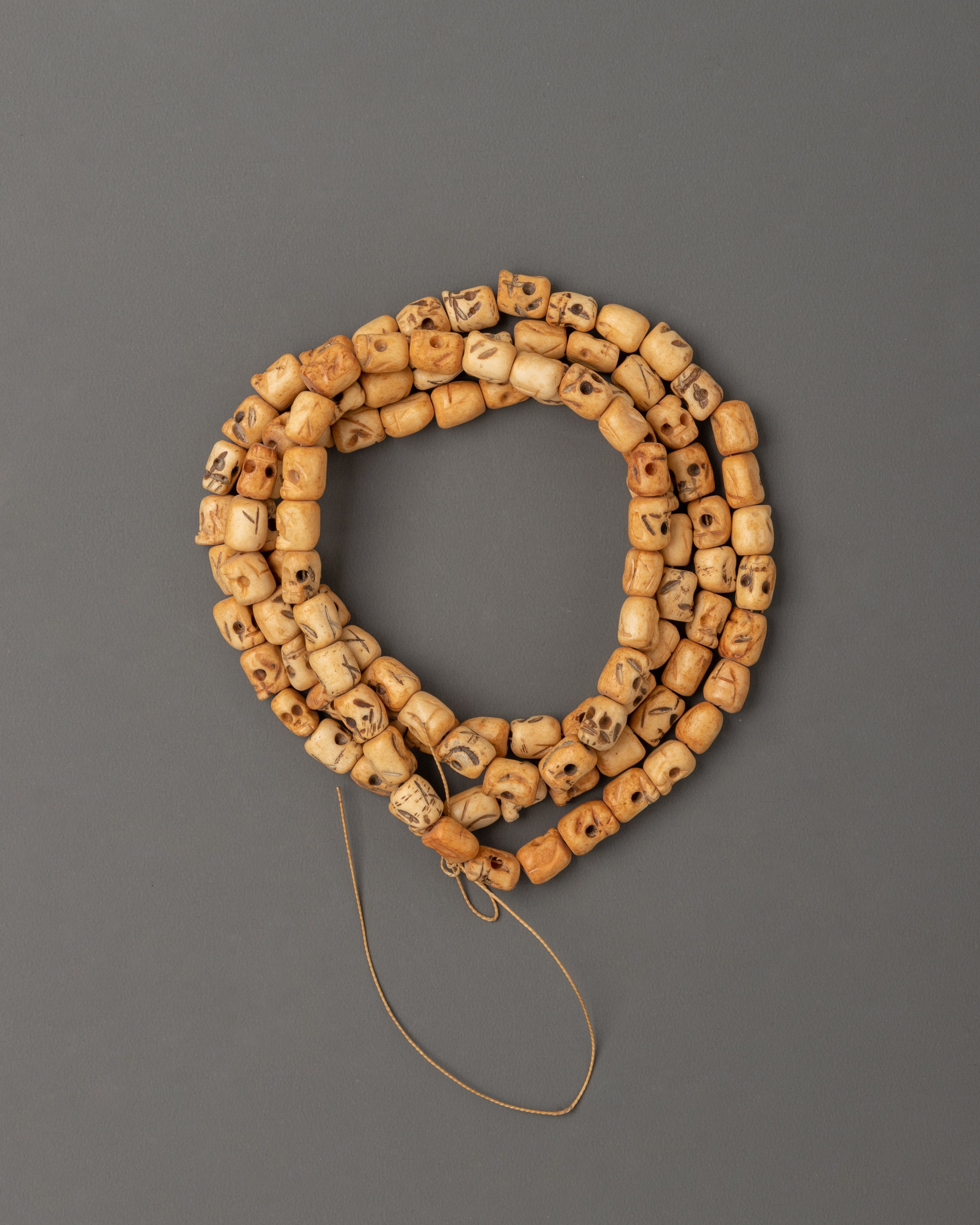 Ethically Sourced Yak Bone Mala for Dharma | Traditional Craft
