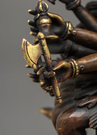 Copper Kali Antique Statue | A Divine Energy Source