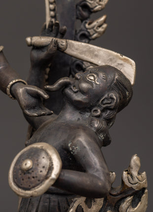 Baglamukhi Devi Statue | Wrathful Hindu Goddess