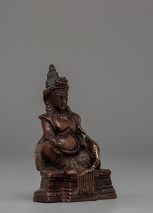 Himalayan Dzambhala Wealth God Sculpture | The Wealth God of Prosperity