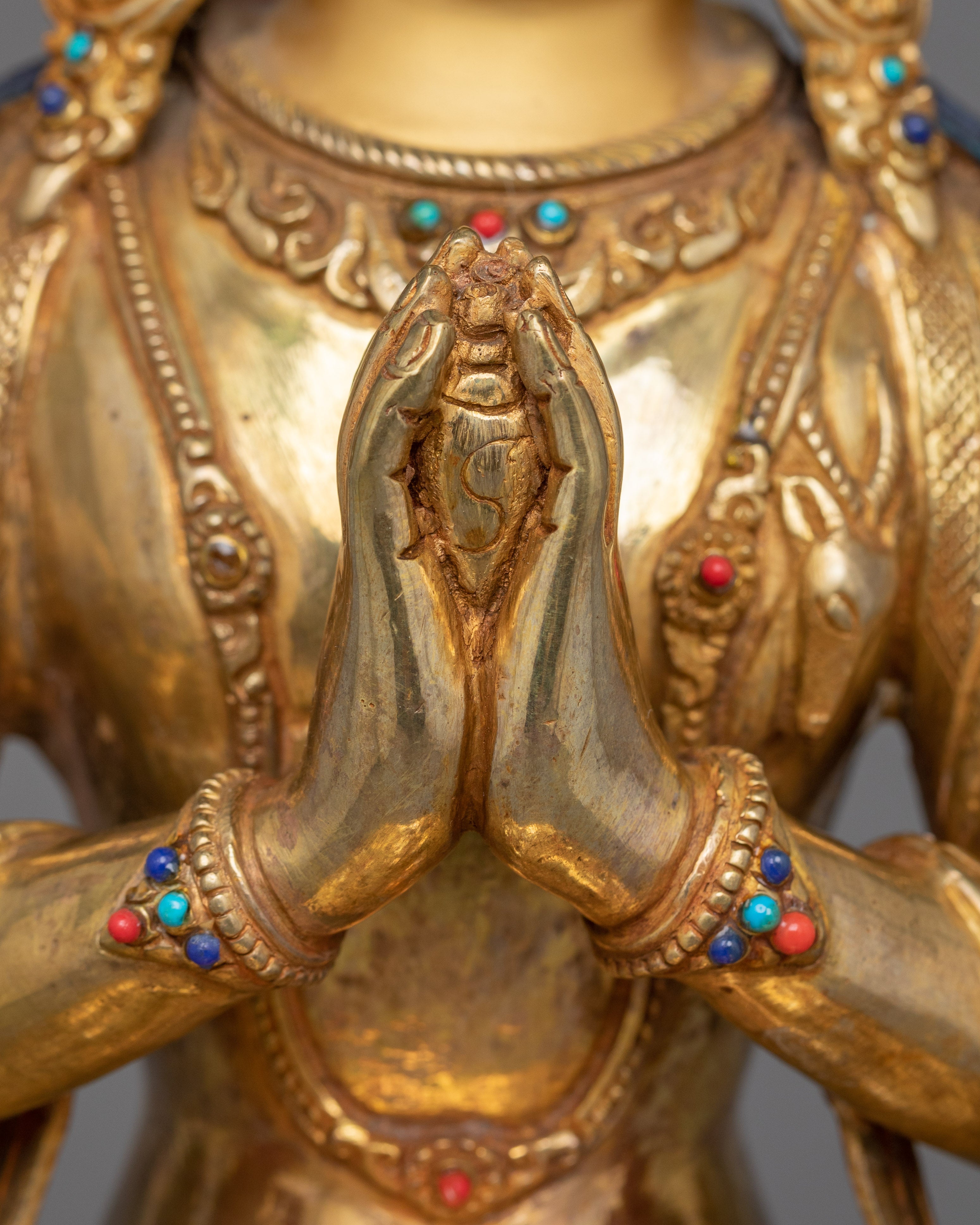 Handmade Statue Of Chenrezig |  Tibetan Buddha of Compassion