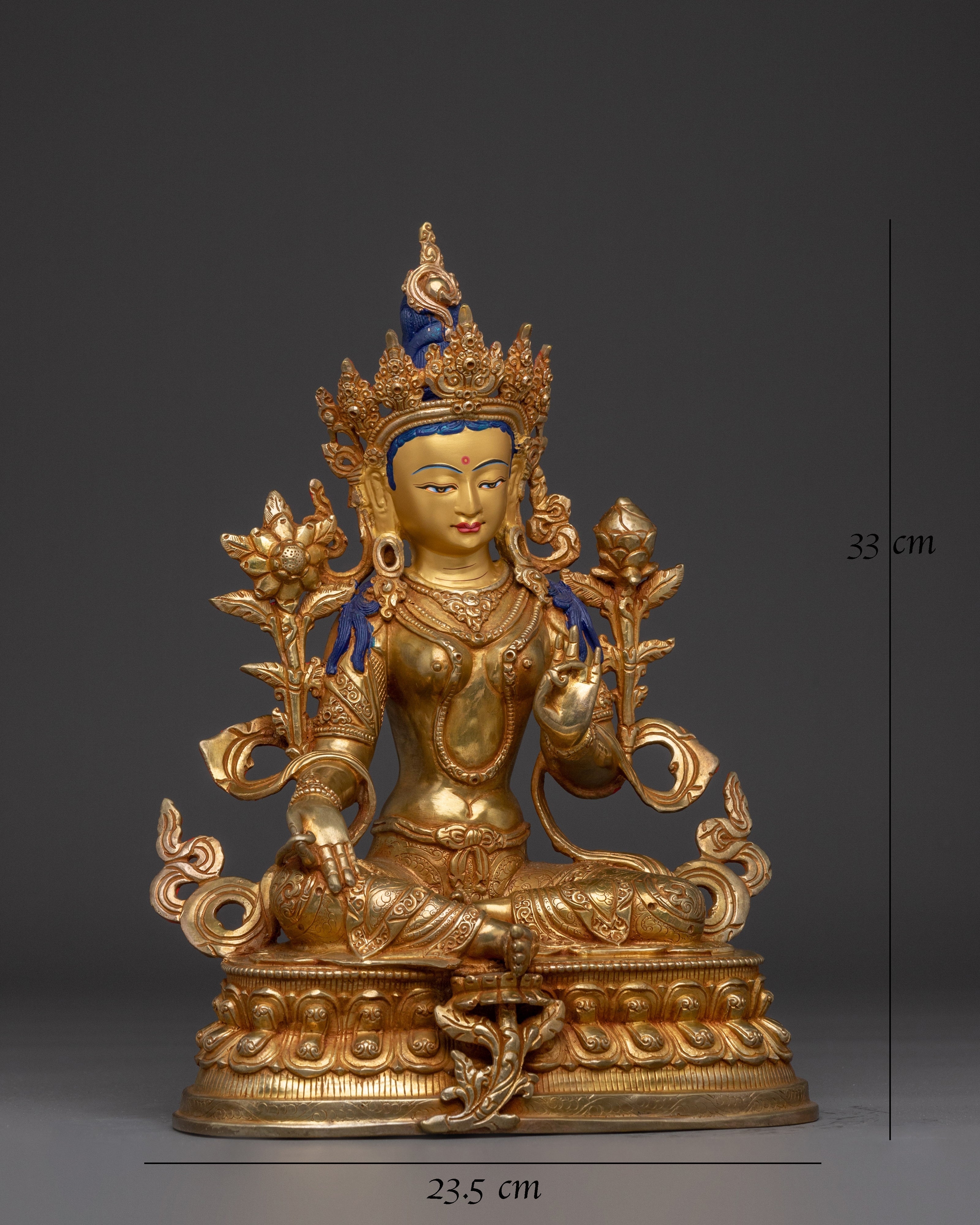 Green Tara Art - Divine Protector Deity