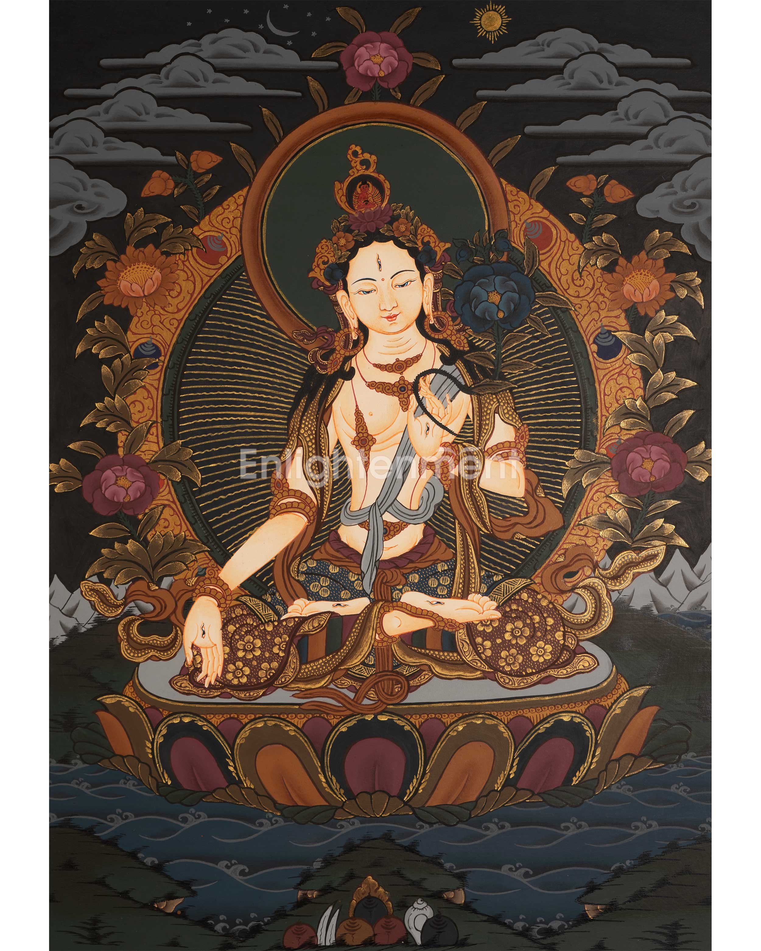 white tara painting