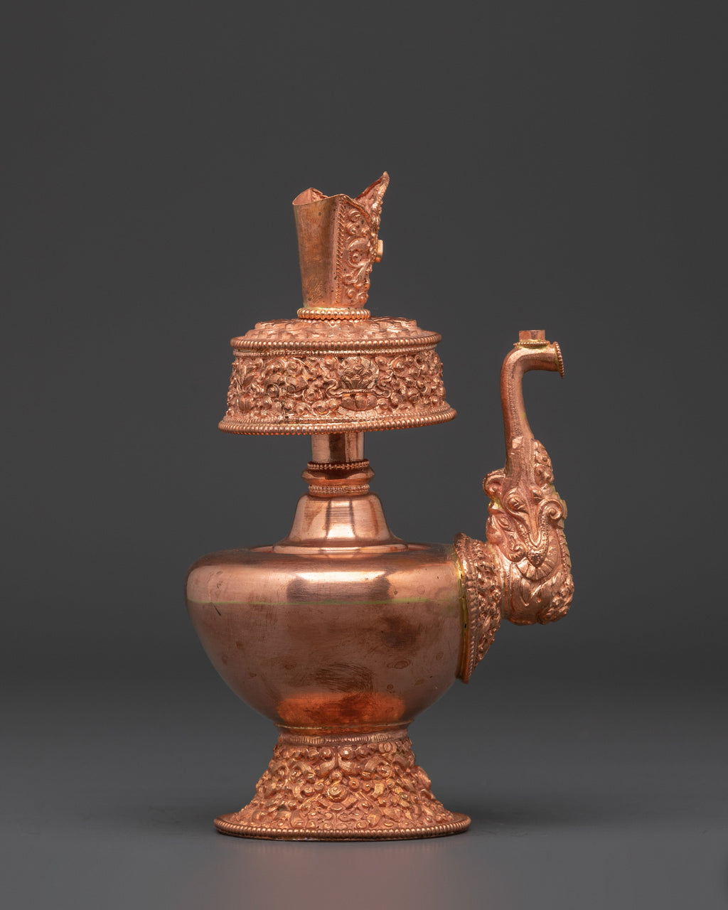 Buddhist Ritual vessel | Copper Ritual Water Offering Vessel