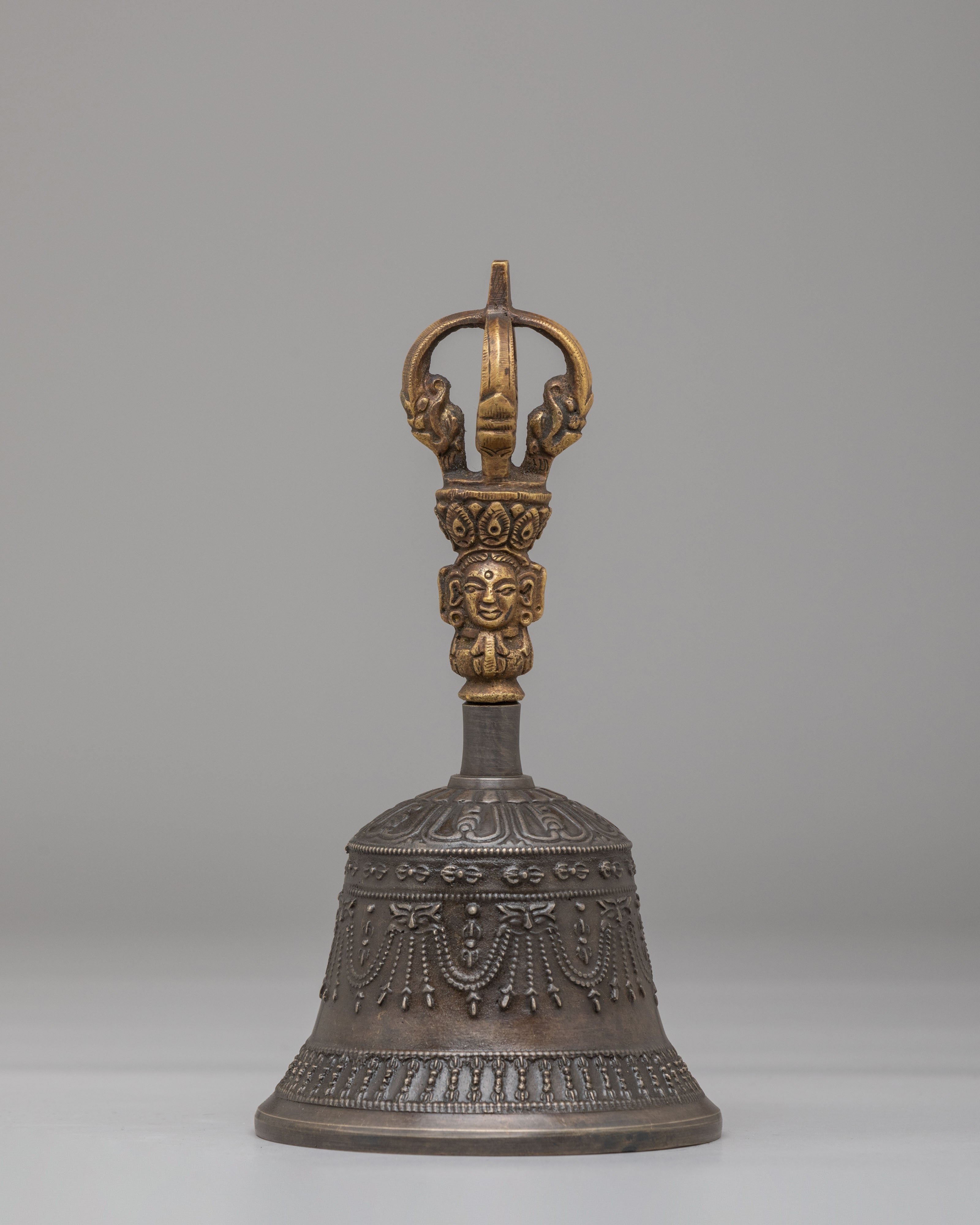 Buddhist Vajra Bell Set | Sacred Tibetan Ritual Tools