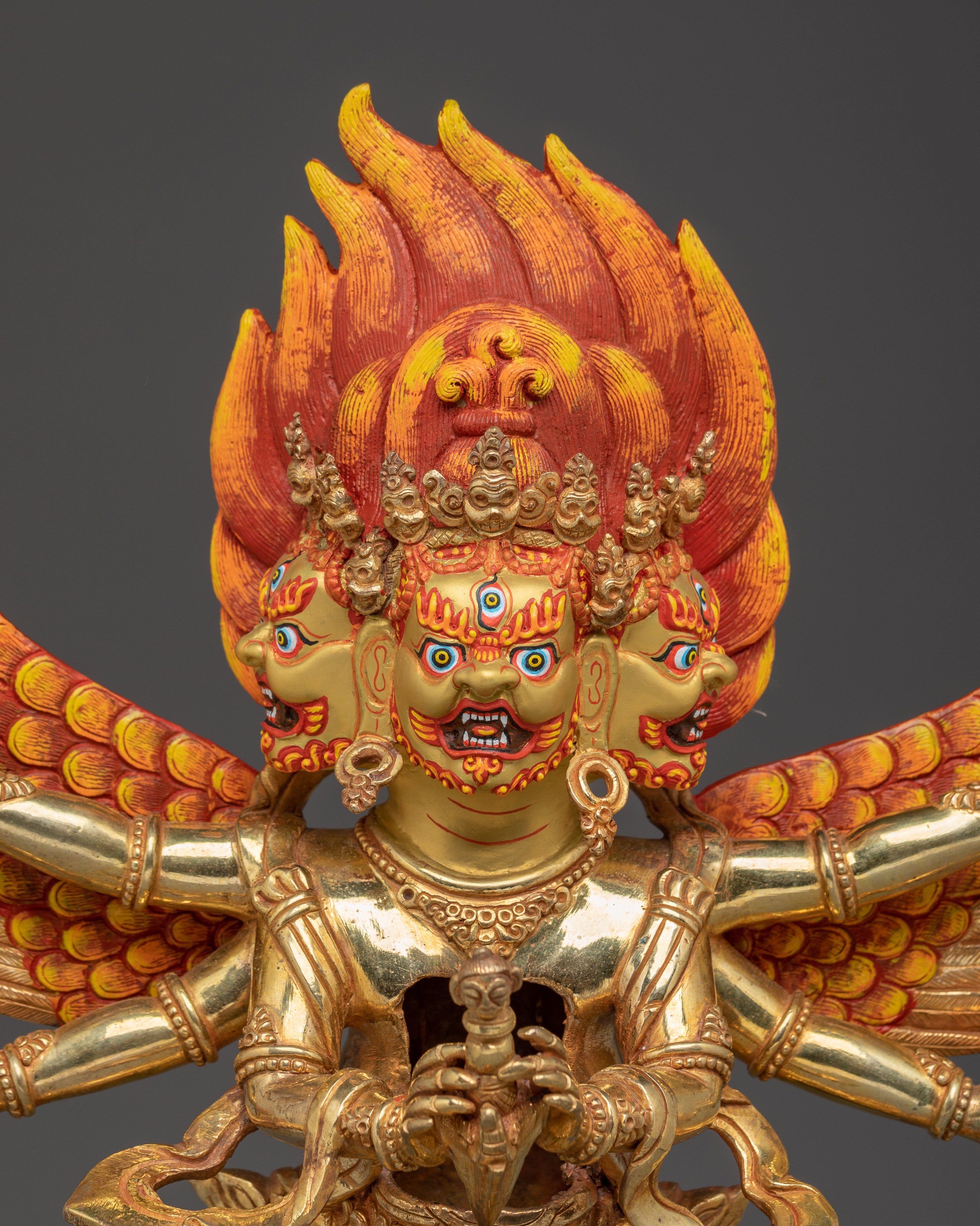 Drukse Chempa Statue | Traditional Wrathful deity