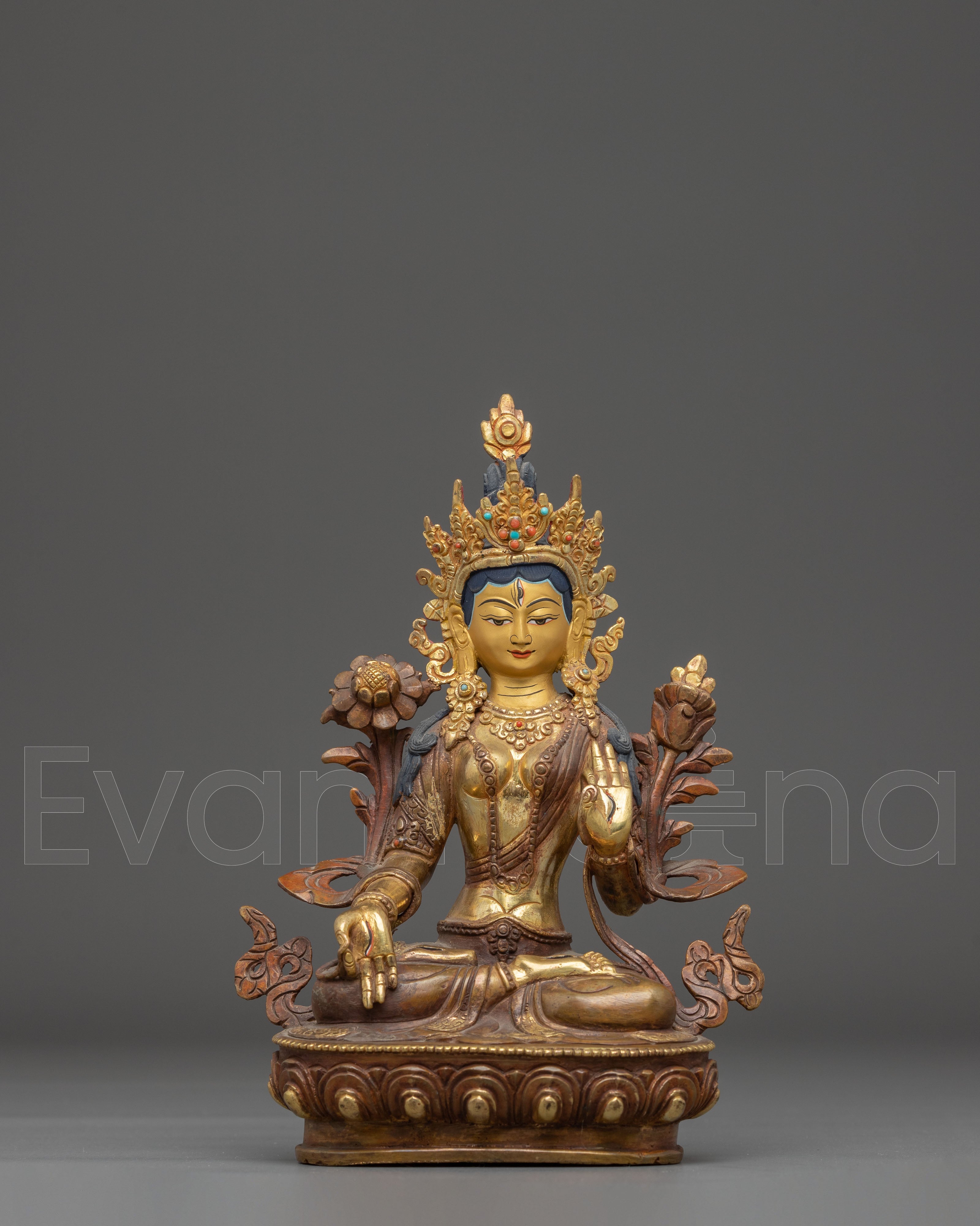 Tibetan White Tara Statue