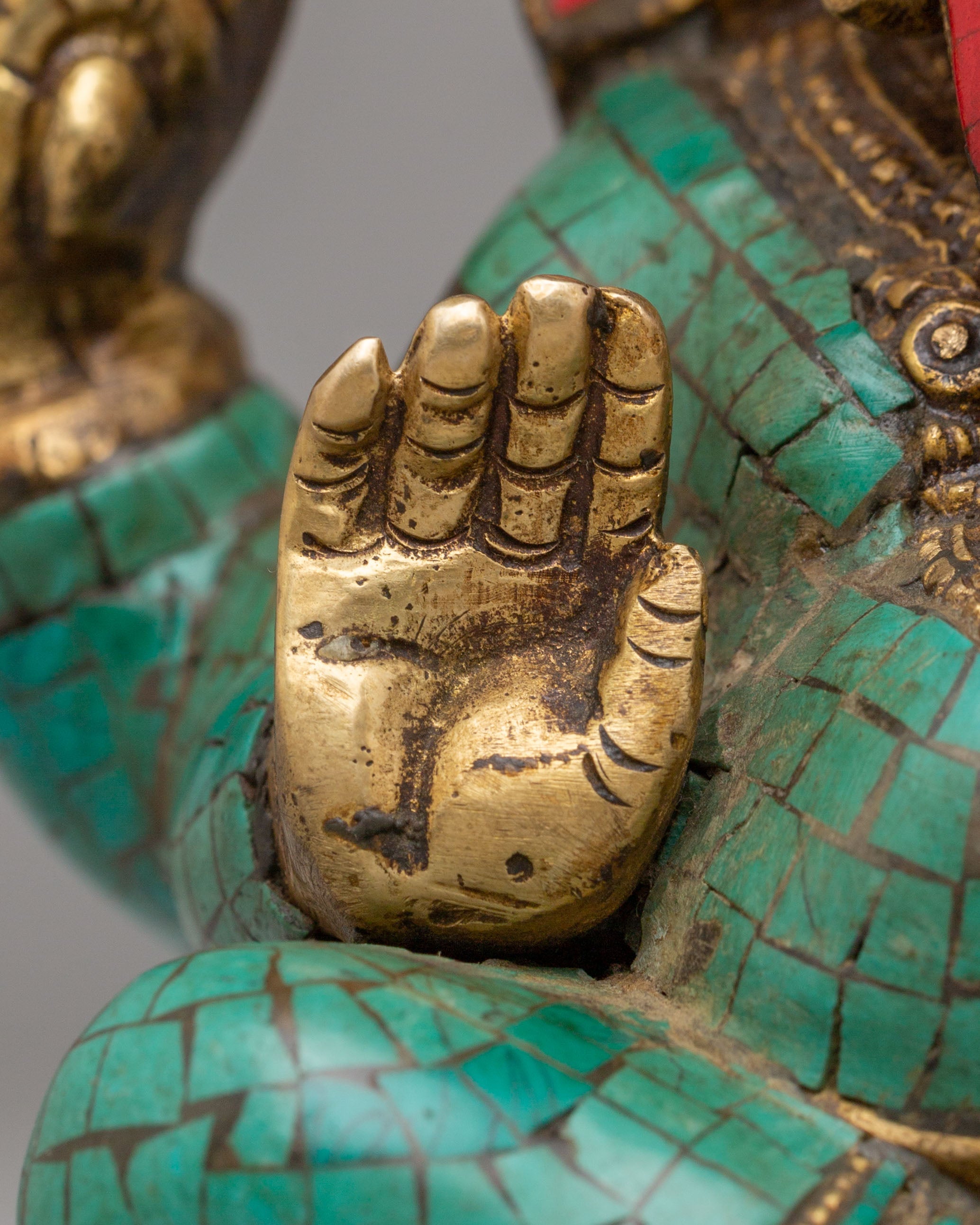 Handmade Hindu Ganesh Statue | Idol for Spiritual Blessings and Decor