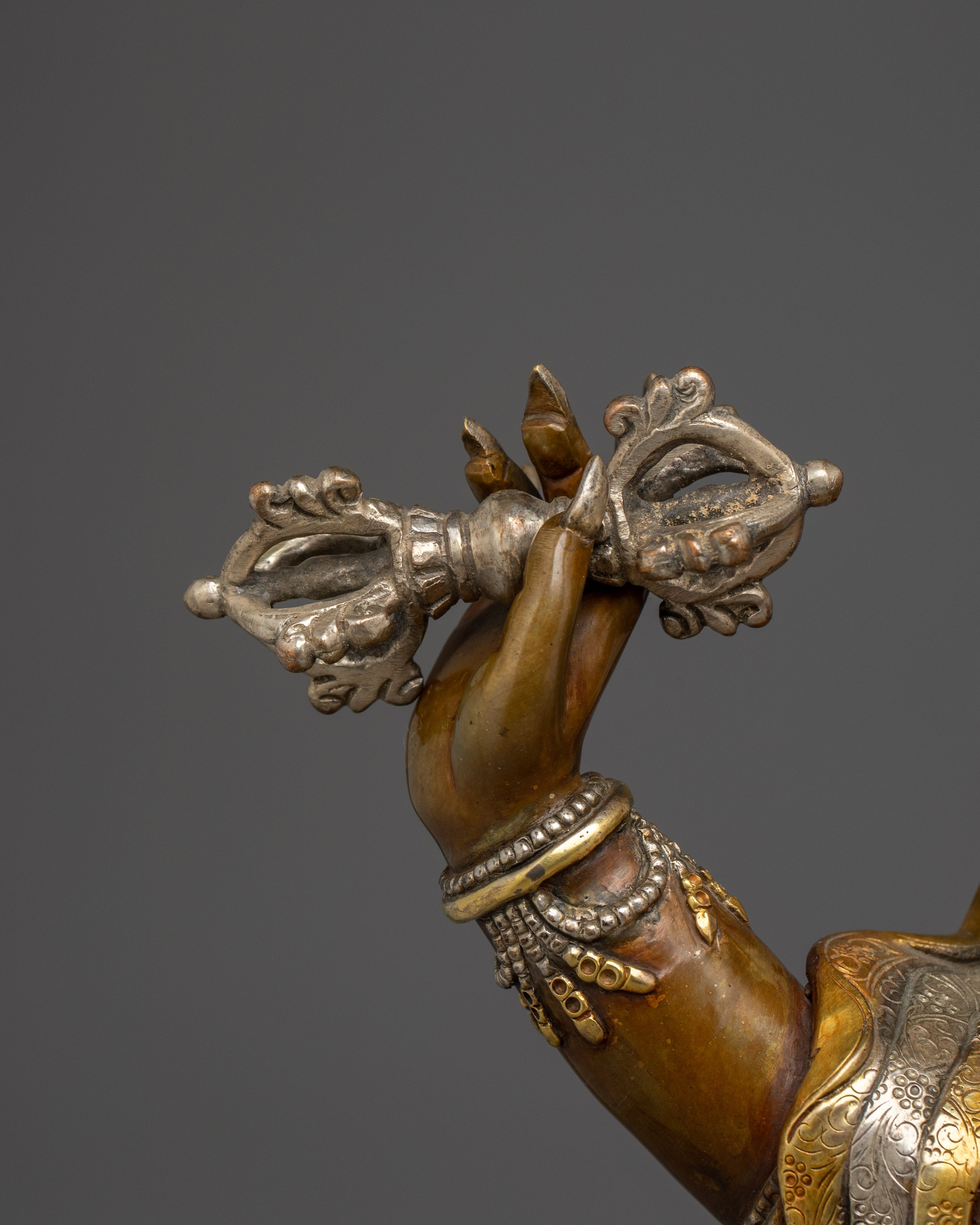 Divine Bodhisattva Vajrapani Statue | Wrathful Chana Dorje Sculpture