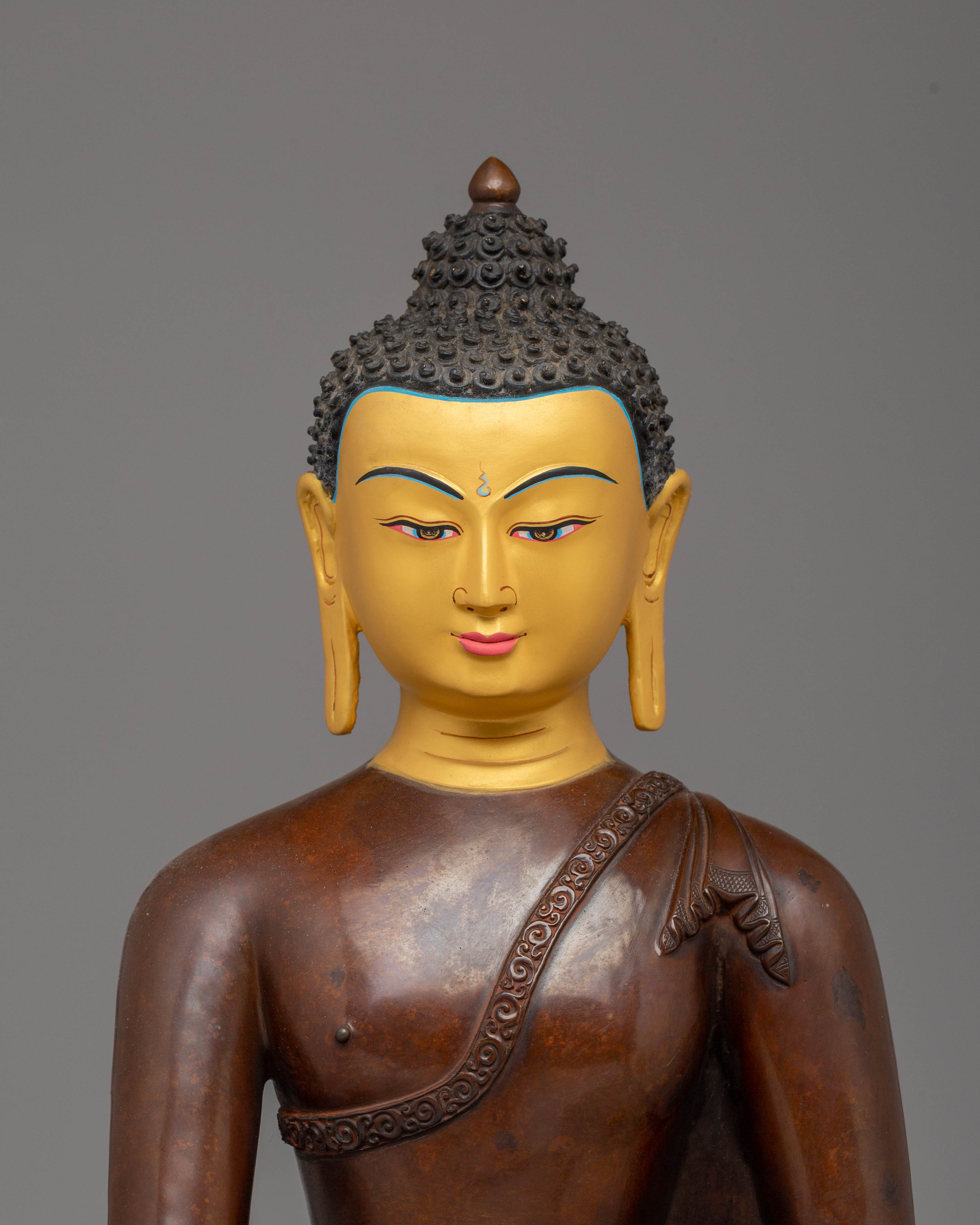 Handmade Tibetan Shakyamuni Buddha | Gautama Buddha Sculpture