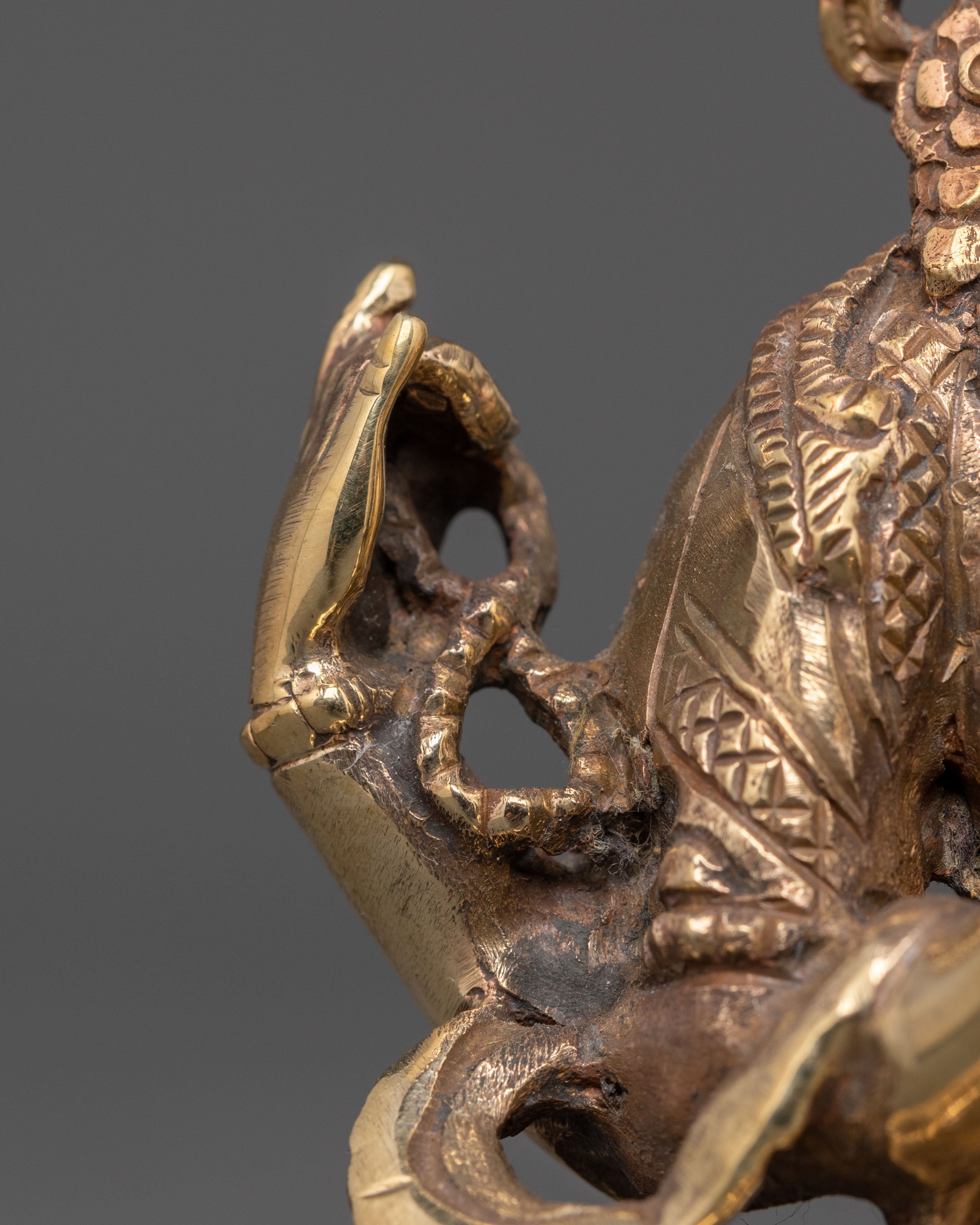 Copper Statue Of Chenrezig | Avalokiteshvara Buddhist Deity