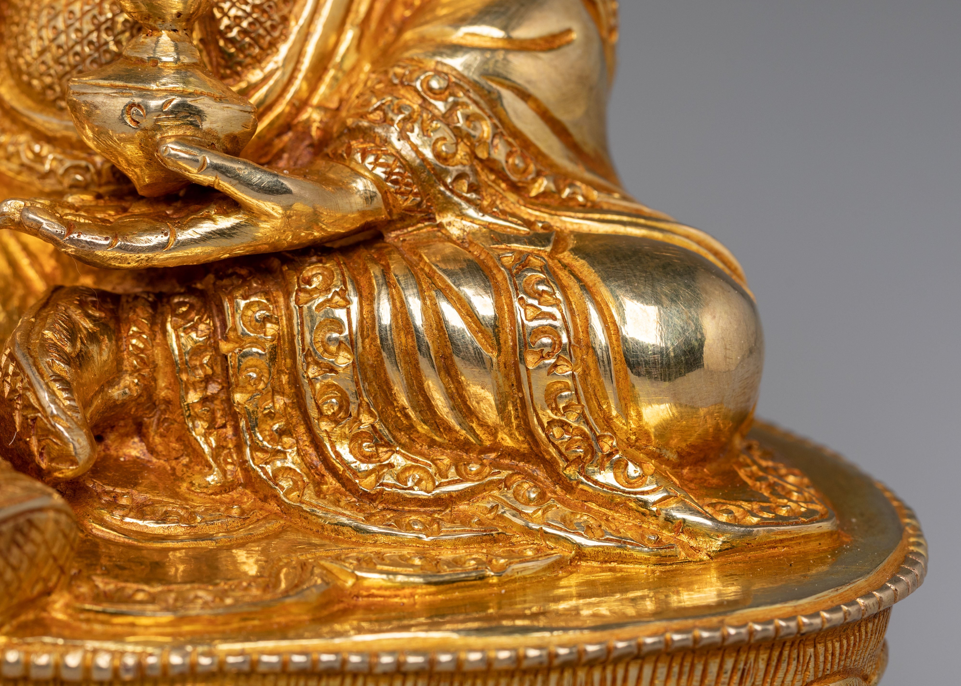 Vajrayana Master Guru Padmasambhava Statue | Sacred Guru Rinpoche Art