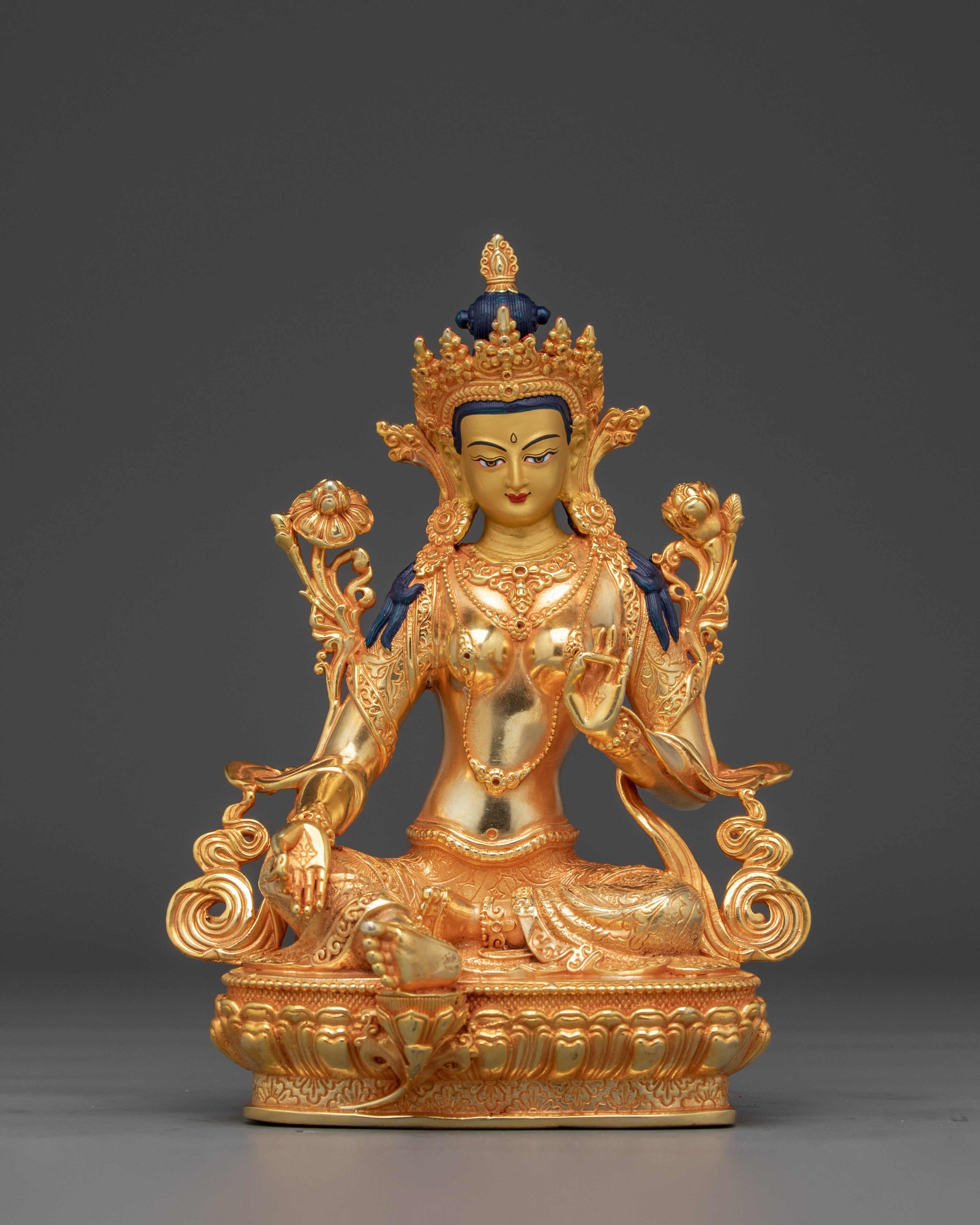 spiritual-protection-deity-green-tara-statue
