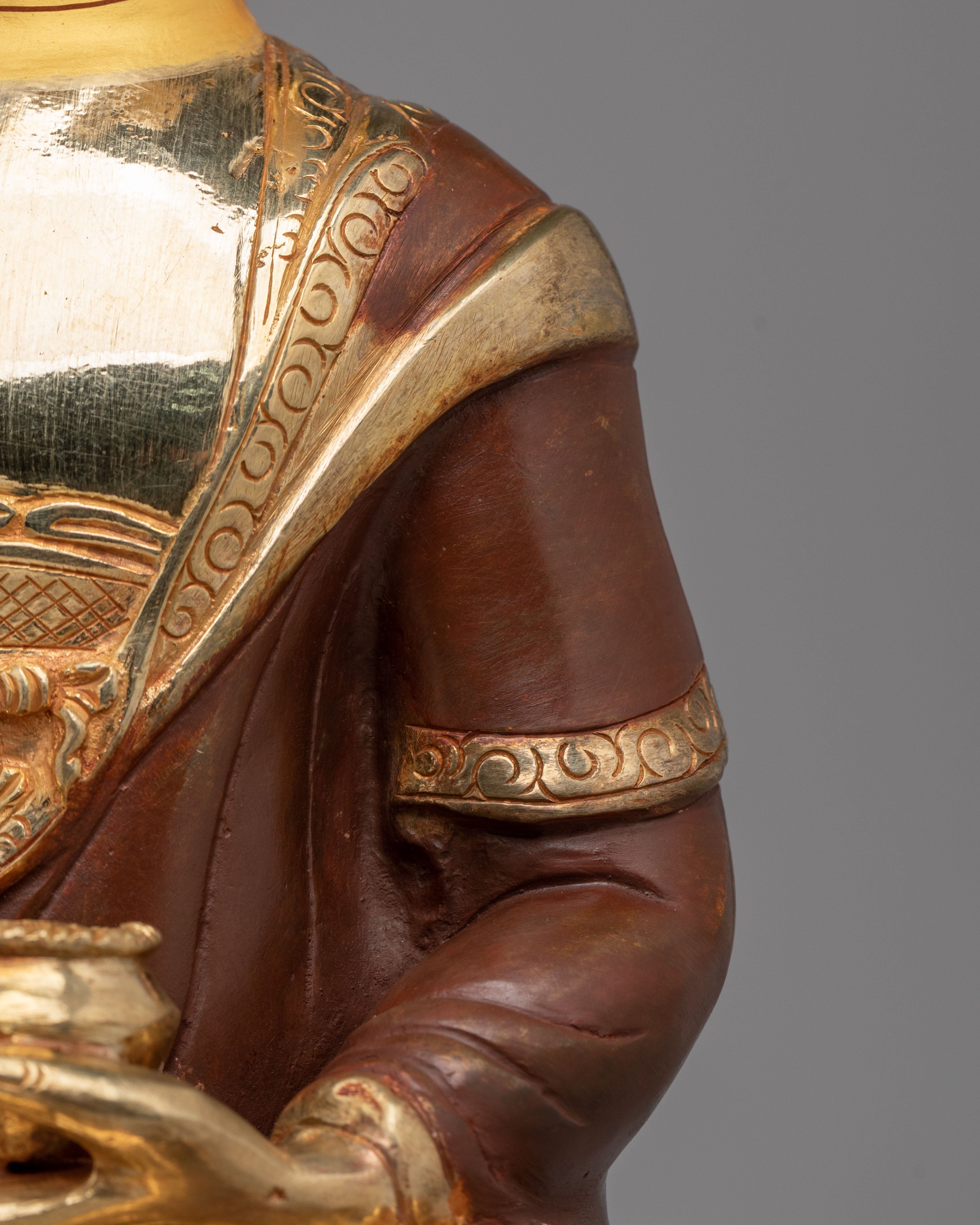 Shakyamuni Buddha Nepal Handmade Statue | Traditional Himalayan Artwork