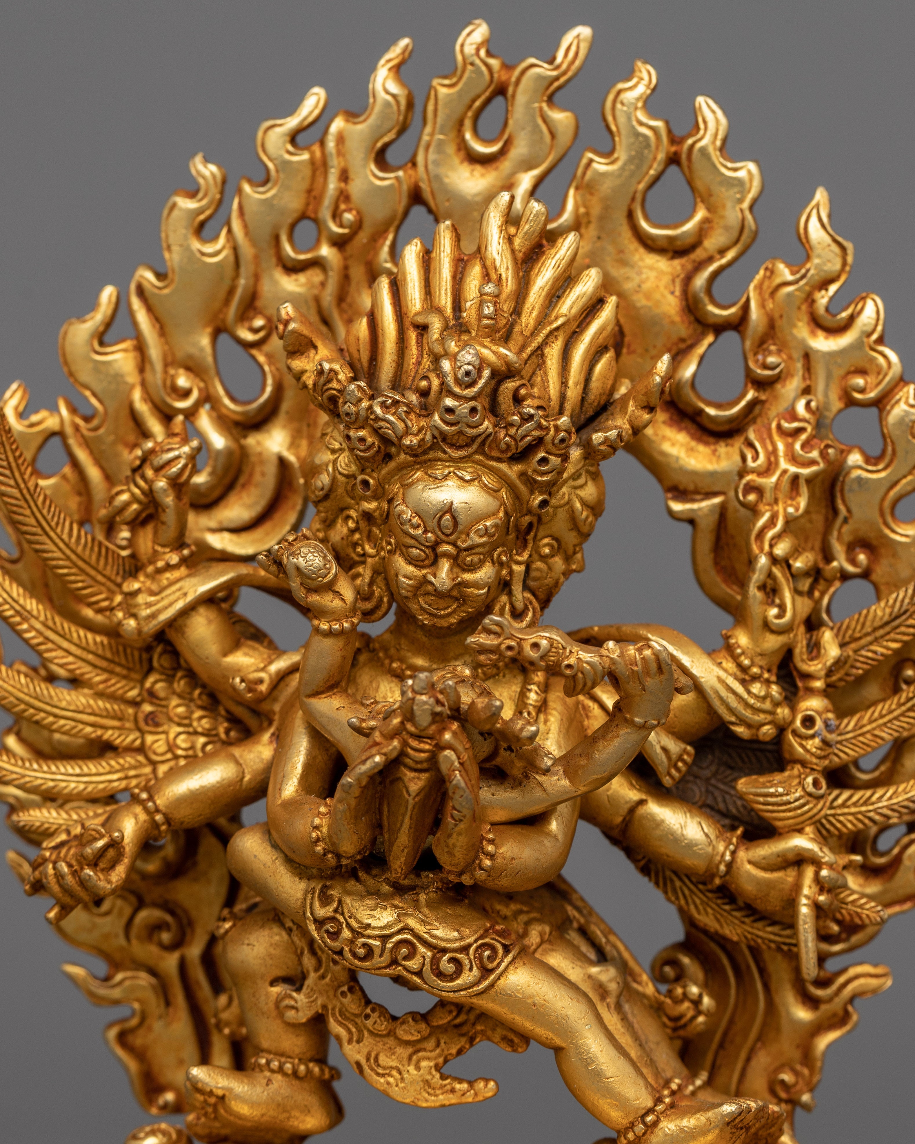Machine-Made Vajrakillaya Statue | Wrathful Yidam Statue