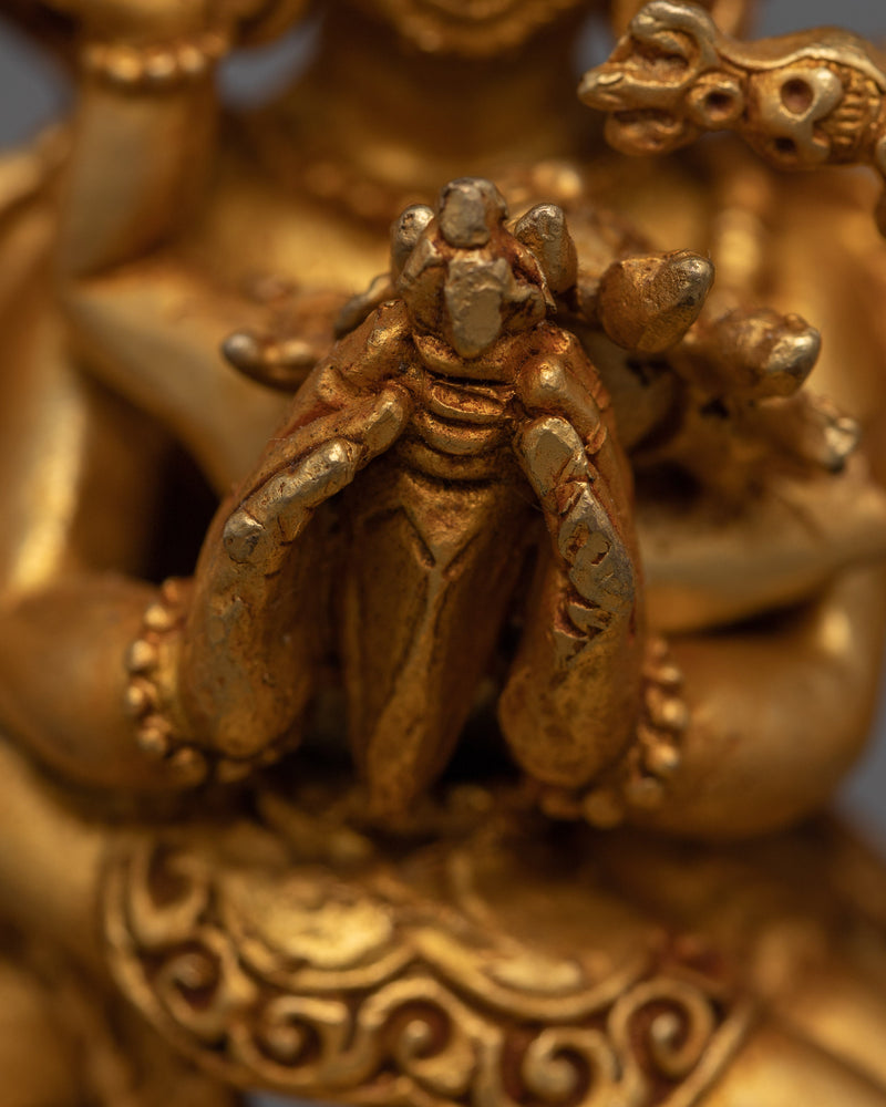 Machine-Made Vajrakillaya Statue | Wrathful Yidam Statue