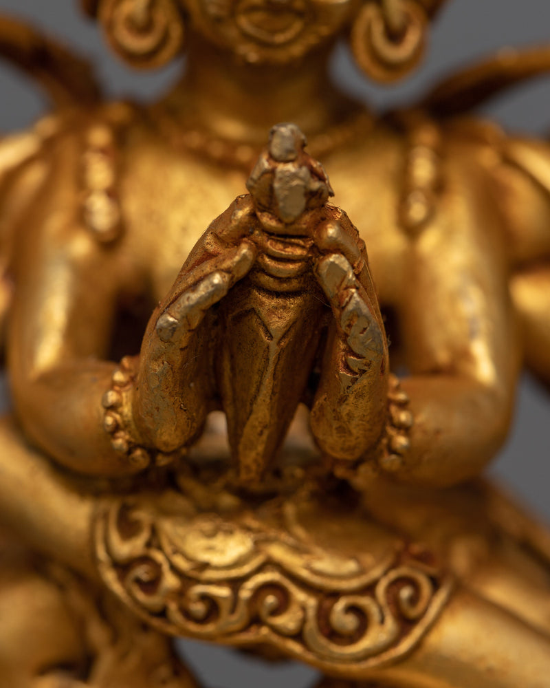 Machine-Made Vajrakillaya Statue | Wrathful Yidam Statue