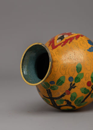 Handcrafted Beautiful Copper Flower Vase | A Fusion of Art & Spirituality