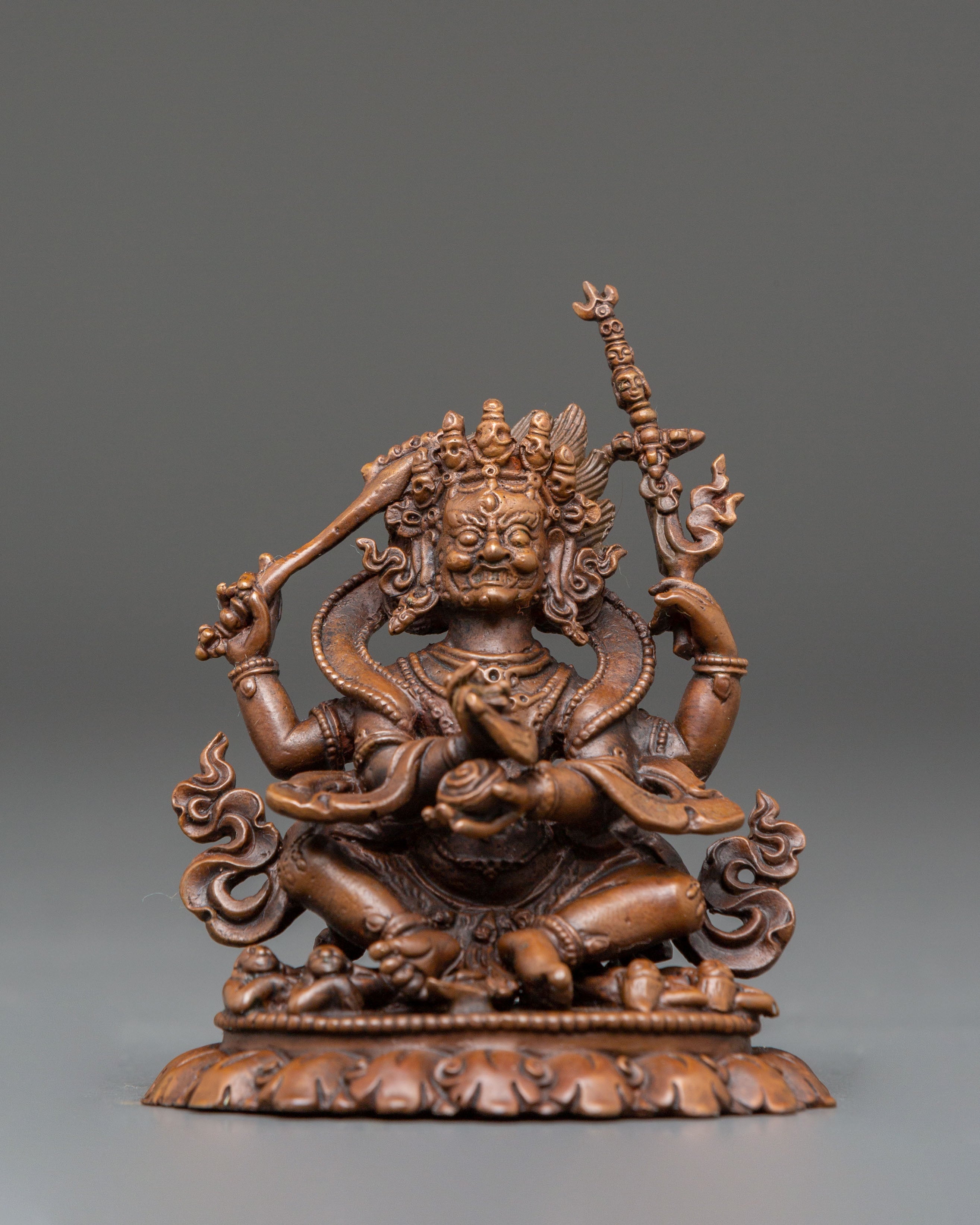 Wrathful Deity 4 Armed Mahakala | Deity of Compassion and Power