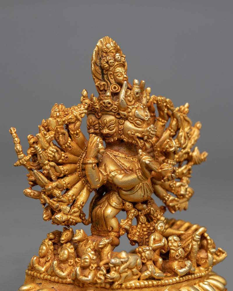 Machine Made Yamantaka Statue |  Machine Made Spiritual Figurine