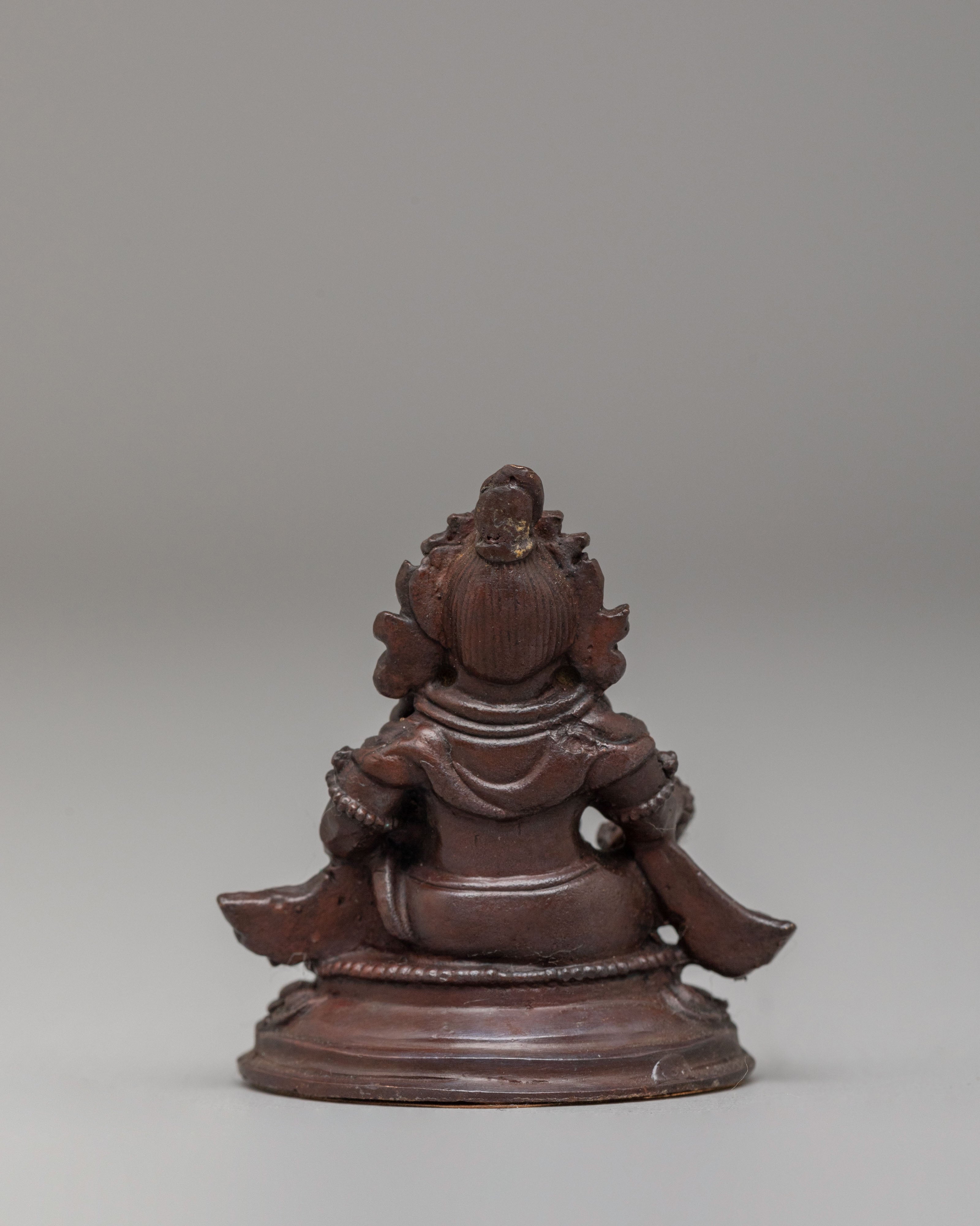Machine-Made Dzambhala Altar Statue | Buddhist Wealth Protector