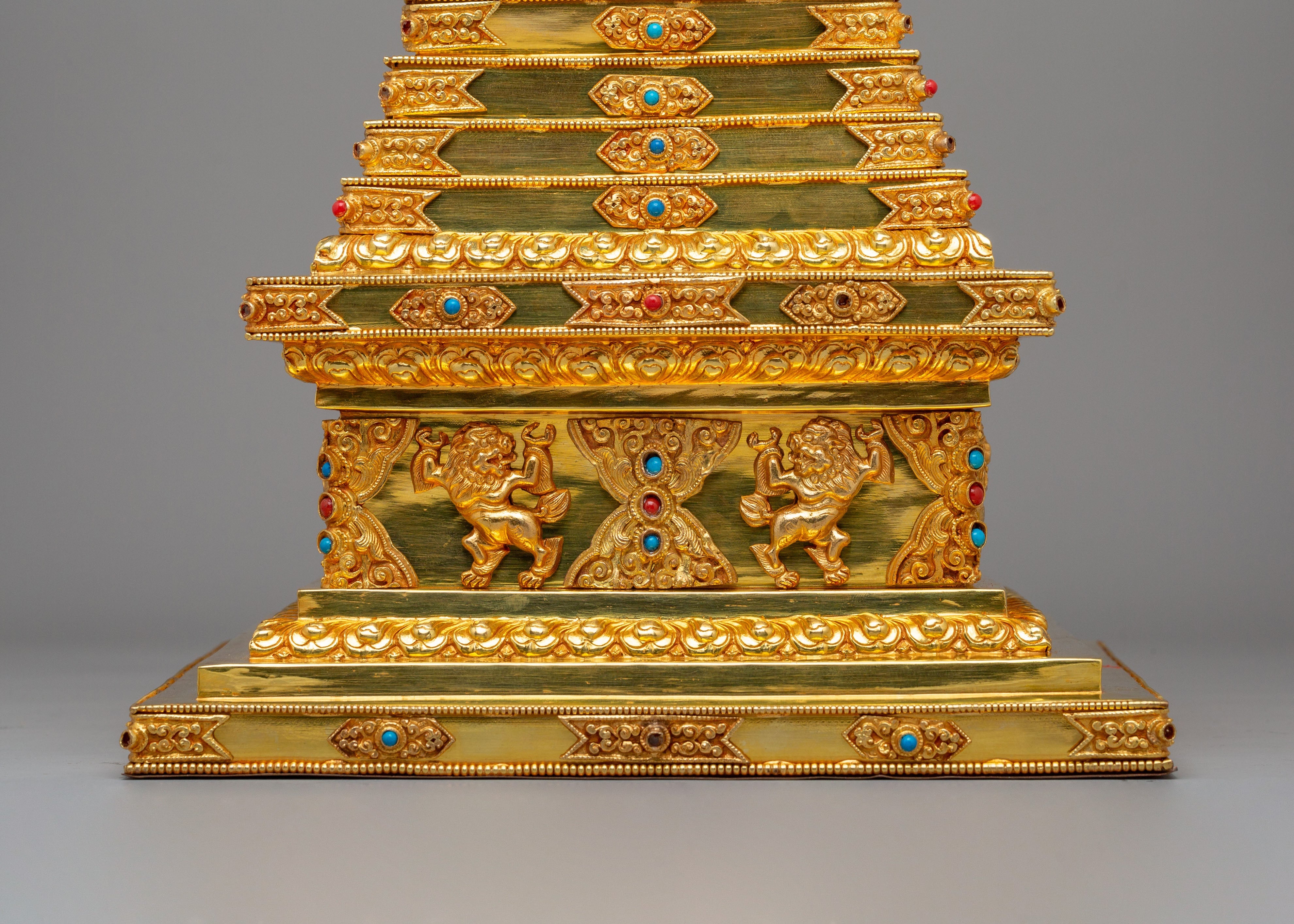 Handmade Altar Buddhist Enlightenment Stupa | Symbol of Wisdom and Inner Peace