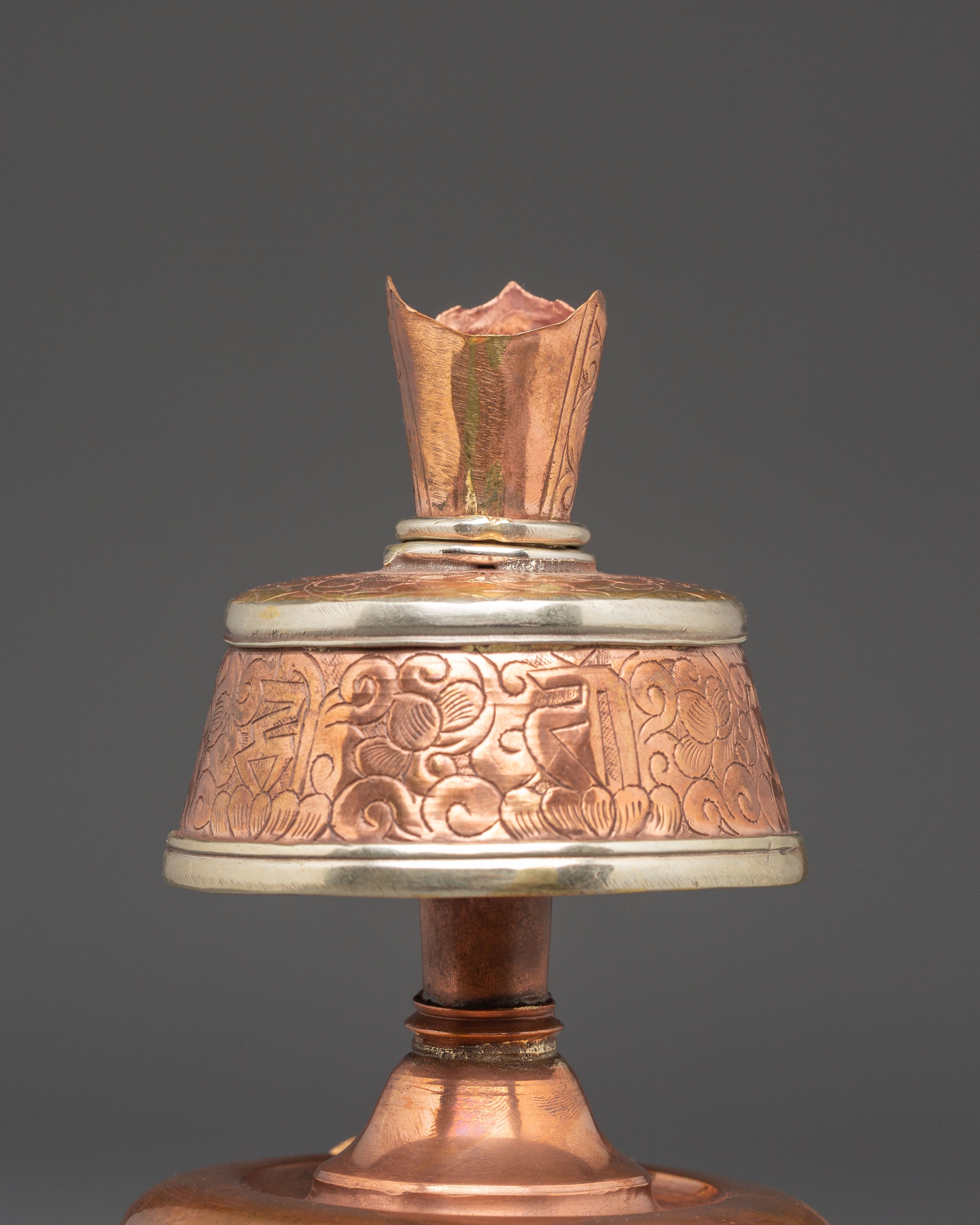 Copper Bhumba for Offerings | Sacred Buddhist Ritual Vase