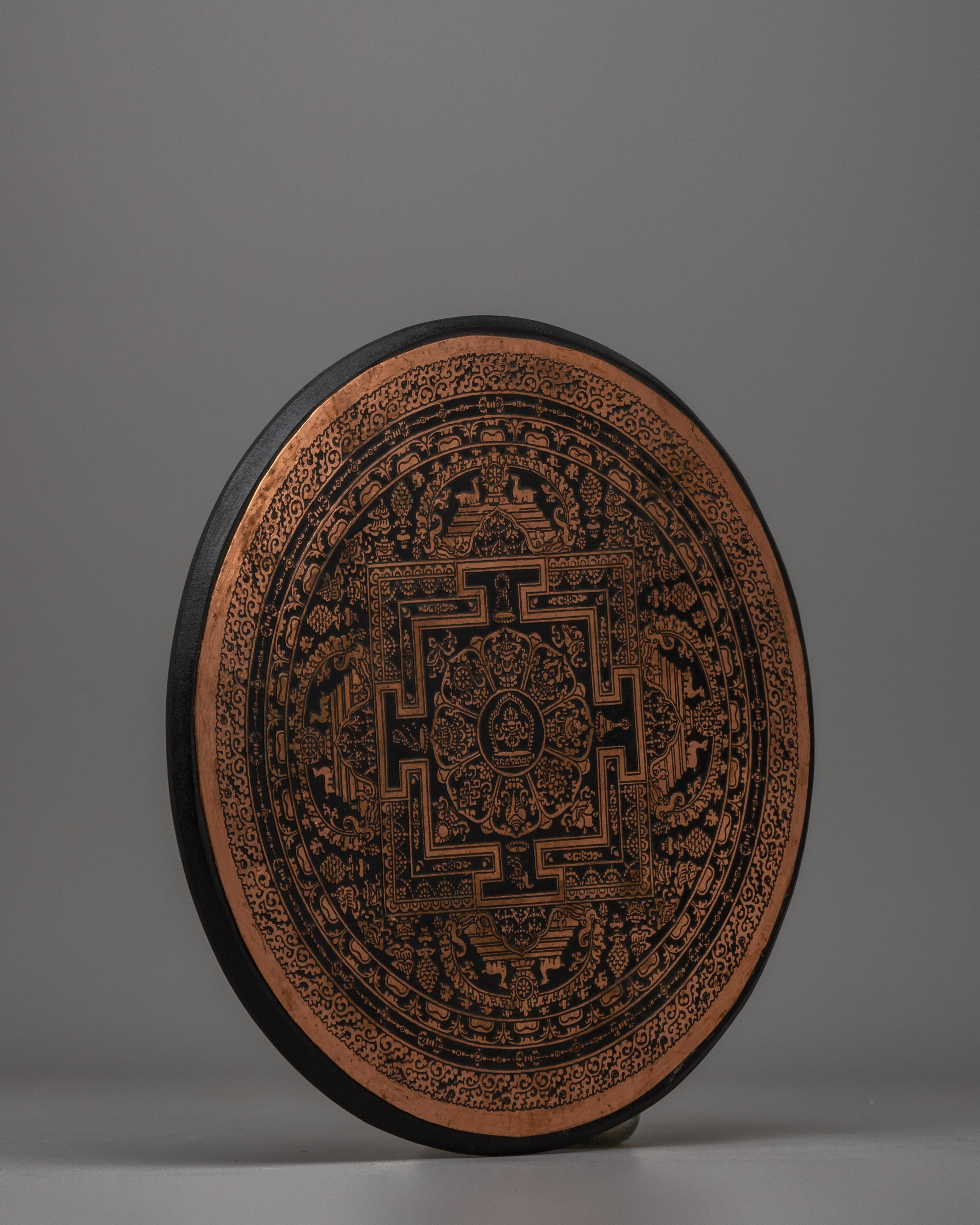 Copper Mandala Wall Decor | Spiritual Art for Sacred Décor