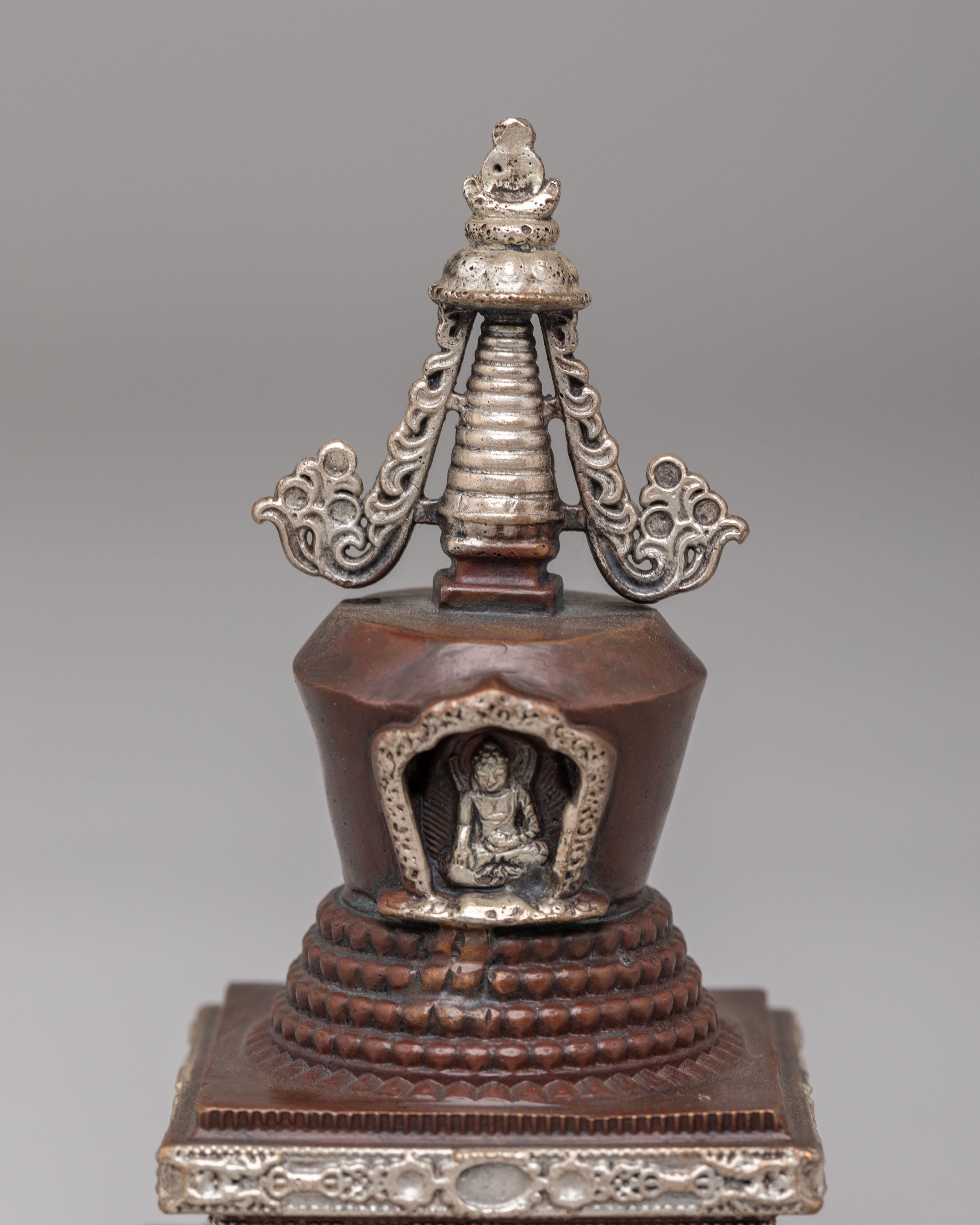 Tibetan Eight Great Stupa Set | Sacred Spiritual Decor for Meditation & Rituals