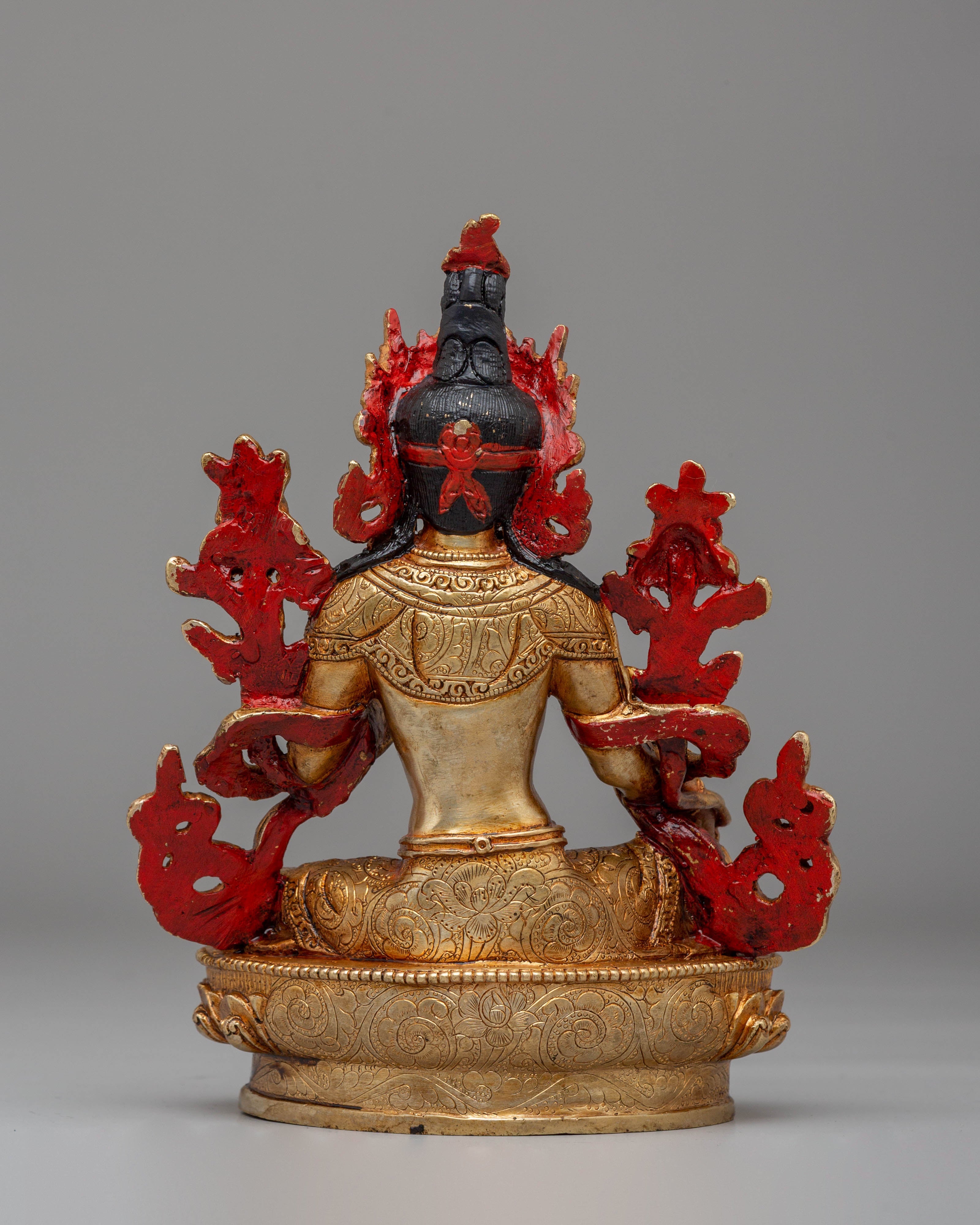 Green Tara Statue : Female Deity of Love and Compassion