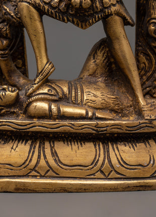 The Mahakali brass statue | Home Shrine Art