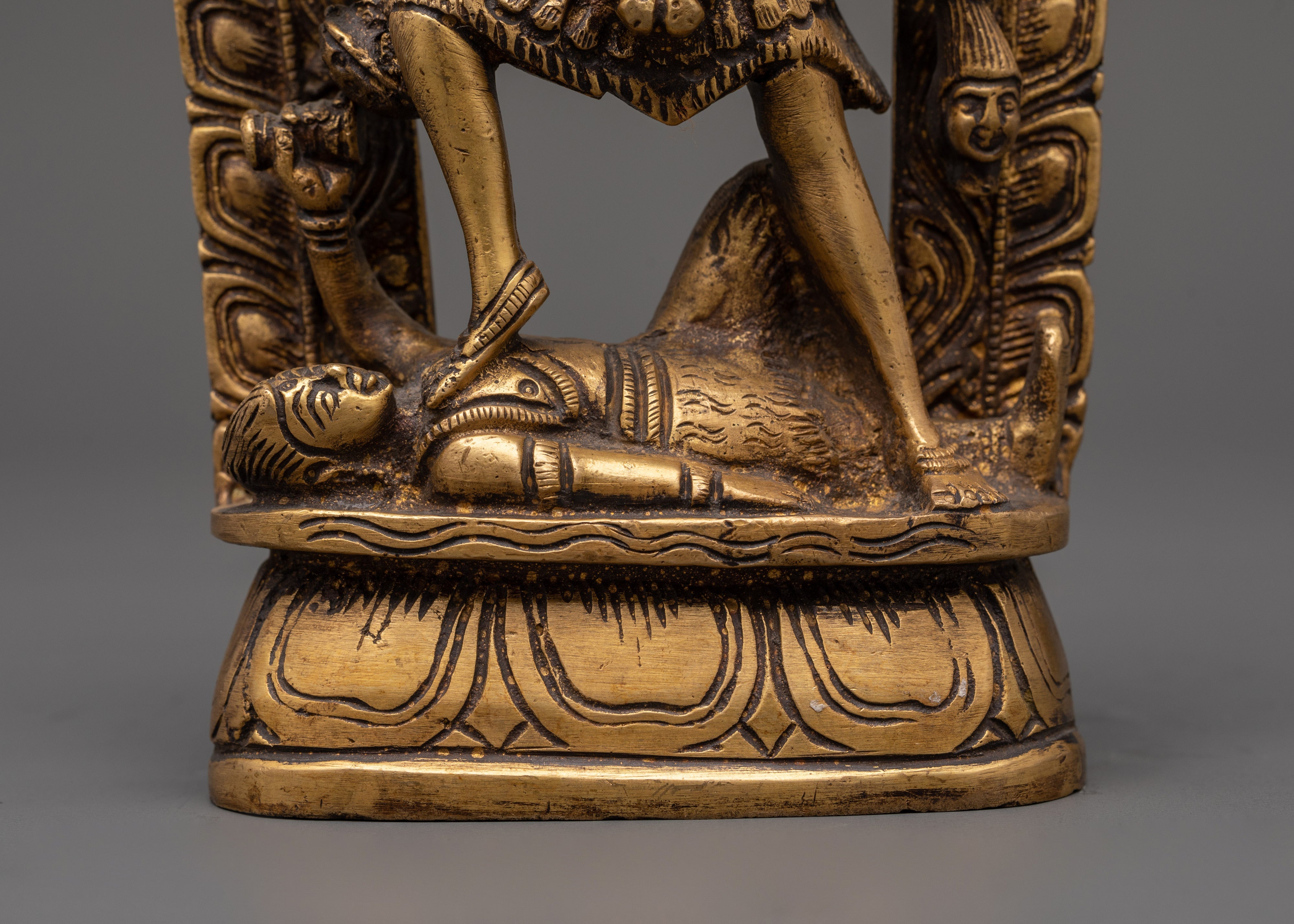 The Mahakali brass statue | Home Shrine Art