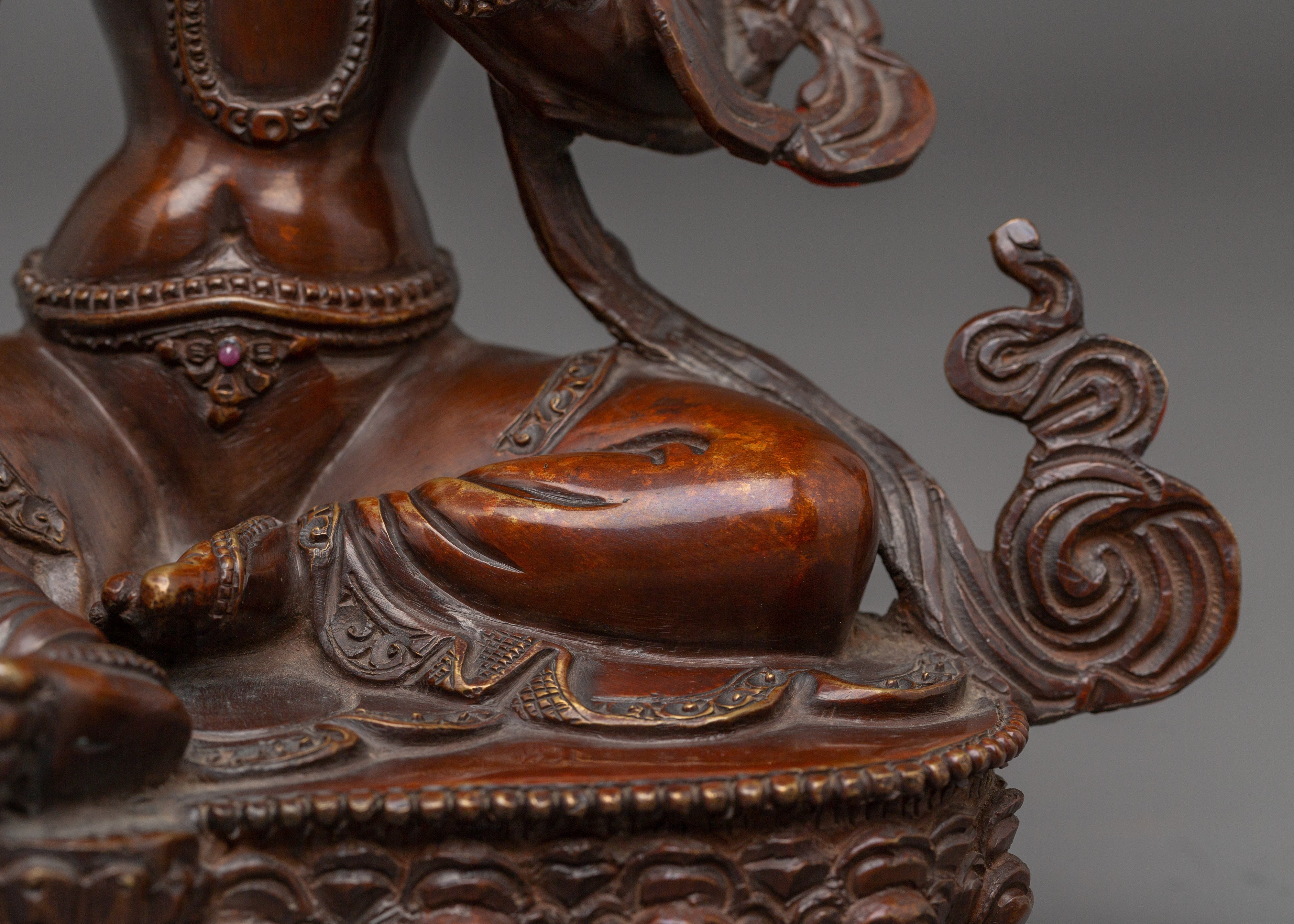 Tibetan Buddhist Deity Green Tara Statue | Goddess of Compassion and Protection