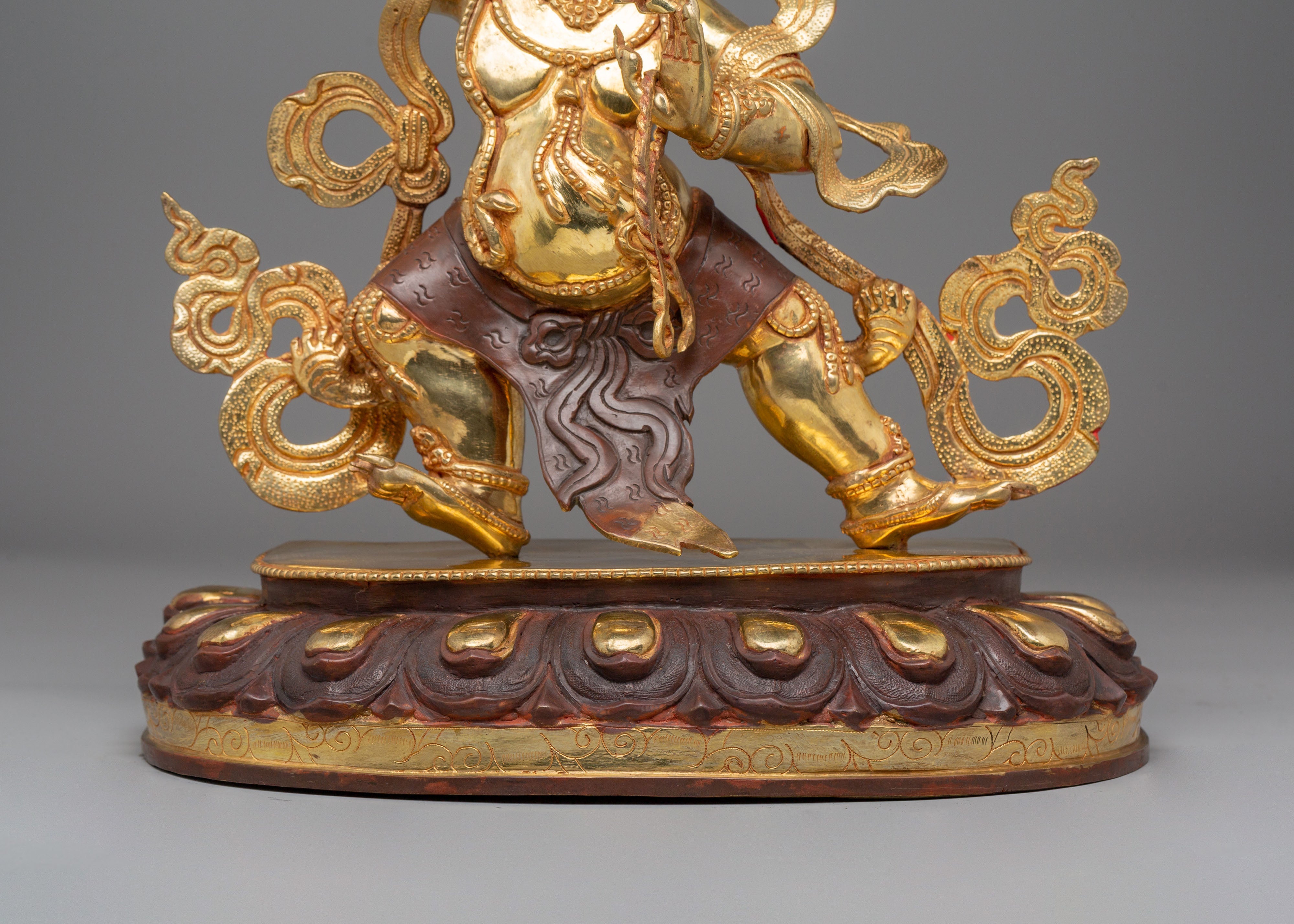 Vajrapani Handcrafted Sculpture | The Protector and Guide of Gautama Buddha