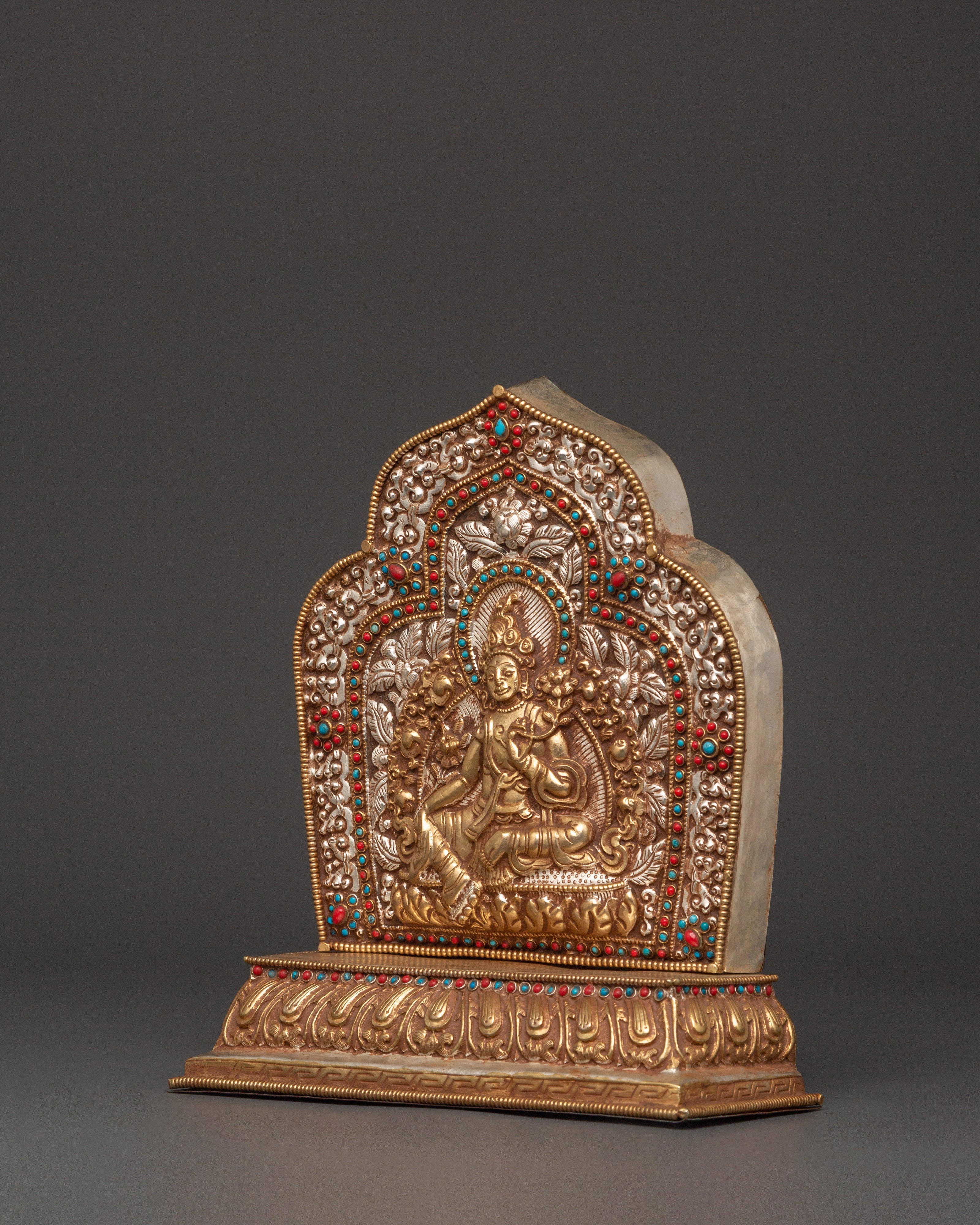 Tibetan Ghau Prayer Box Pendant | Buddhist Amulet Locket