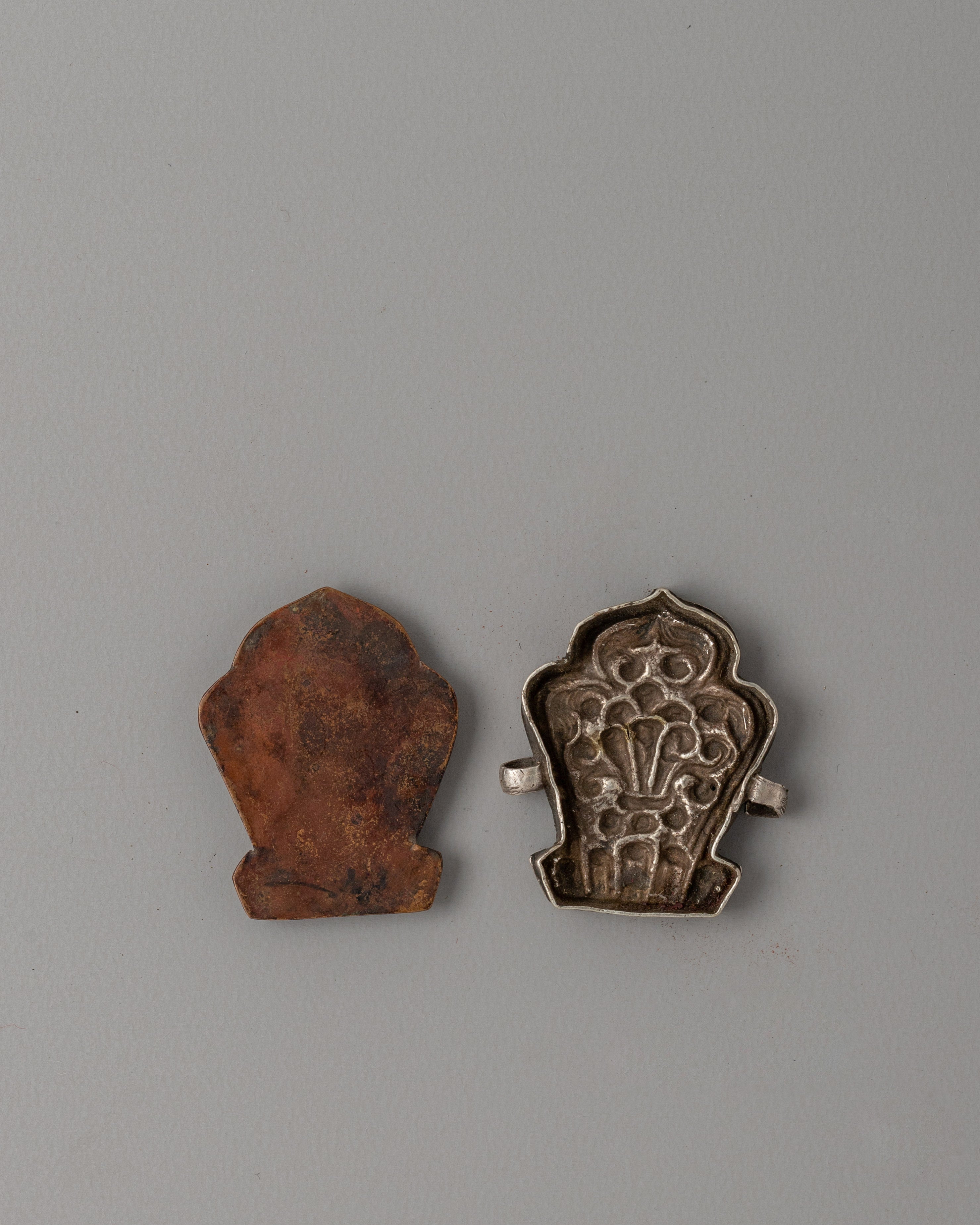 Silver-Plated Tibetan Ghau Box Pendant | Perfect for Spiritual Rituals