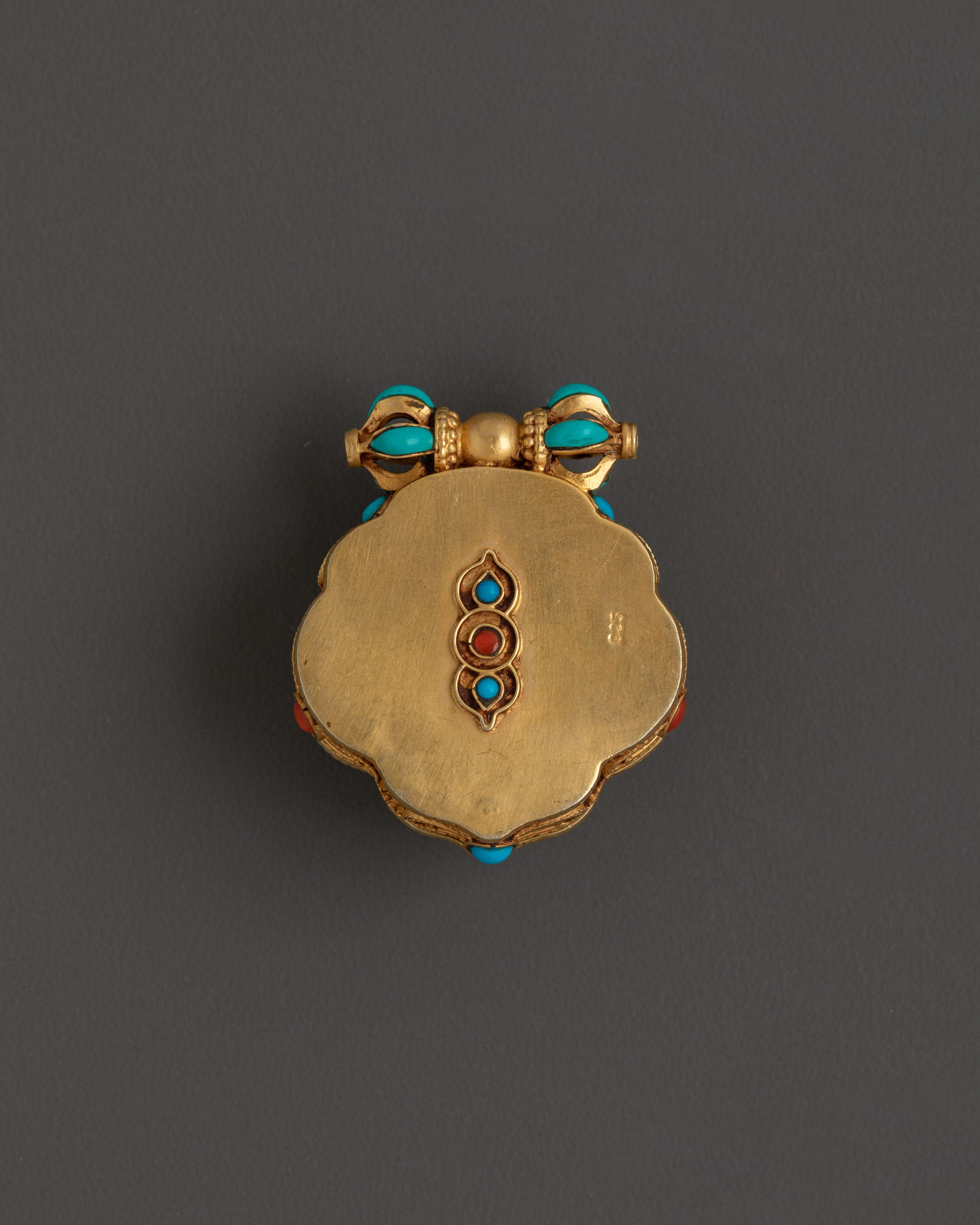 Sacred Tibetan Ghau Amulet Locket | Buddhist Prayer Box Pendant